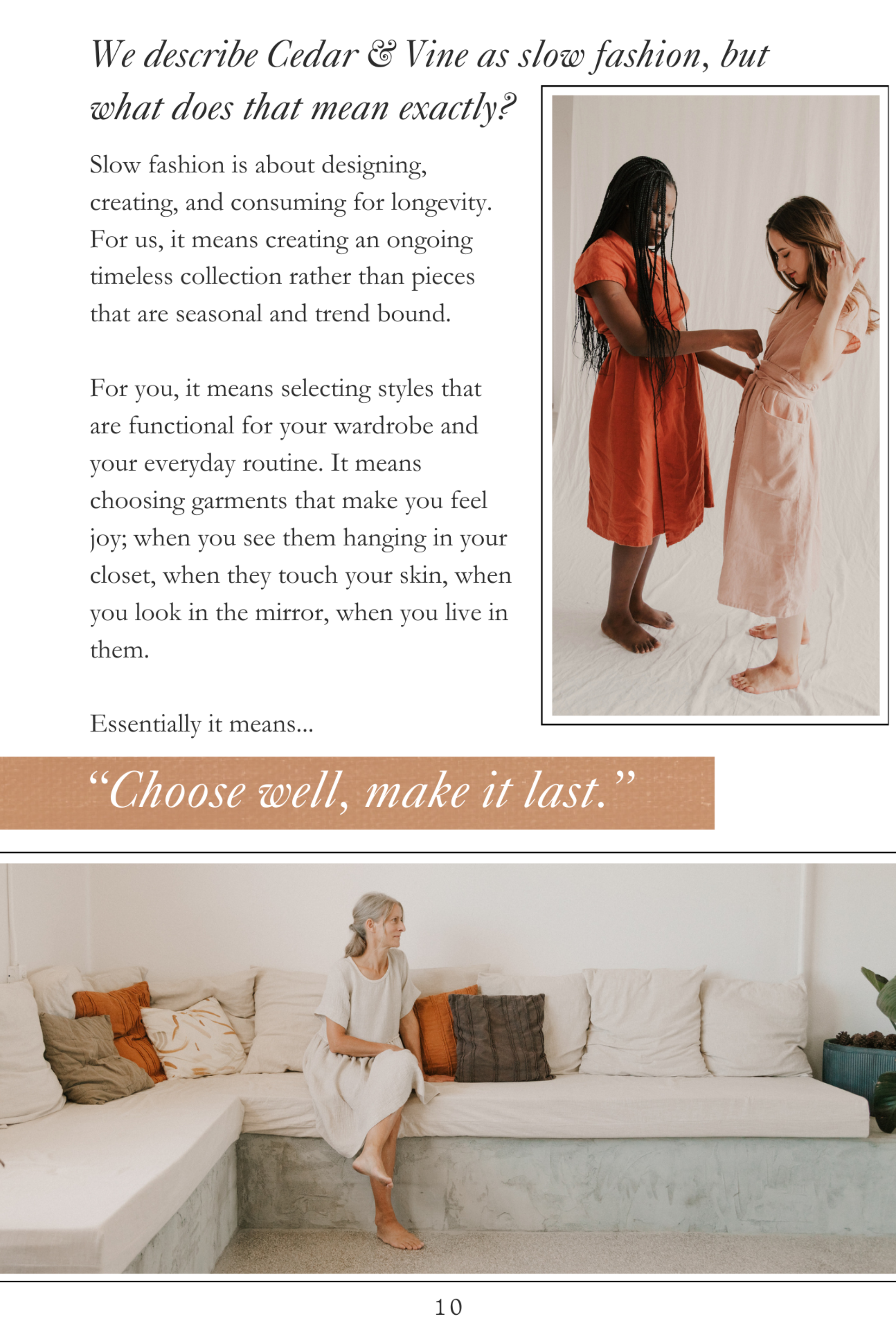 Swatch Card & Lookbook