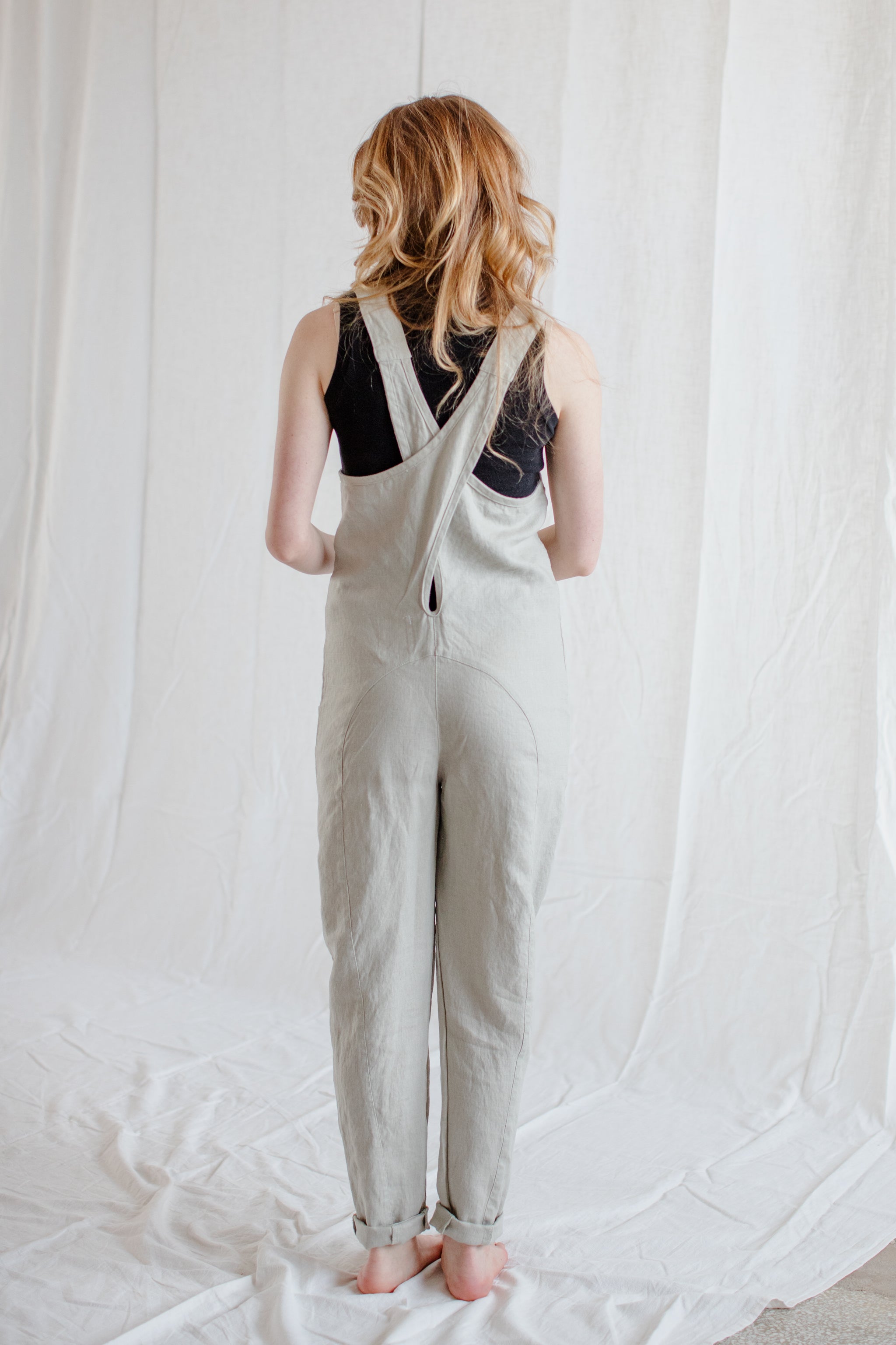 Cross-Back Dungaree V2 (Ready to Ship) - cedarandvine
