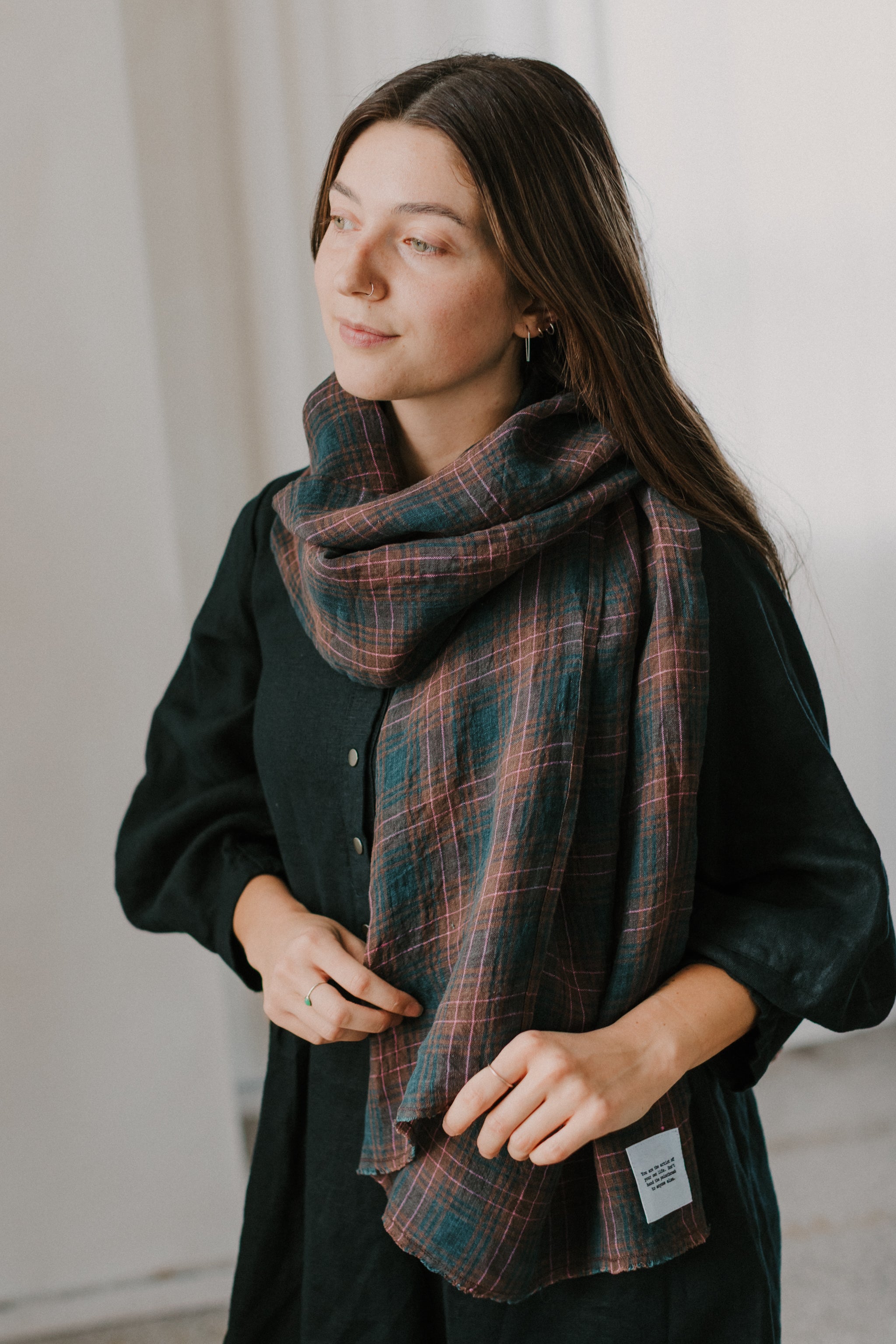 Plaid Love Note Scarf - cedarandvine