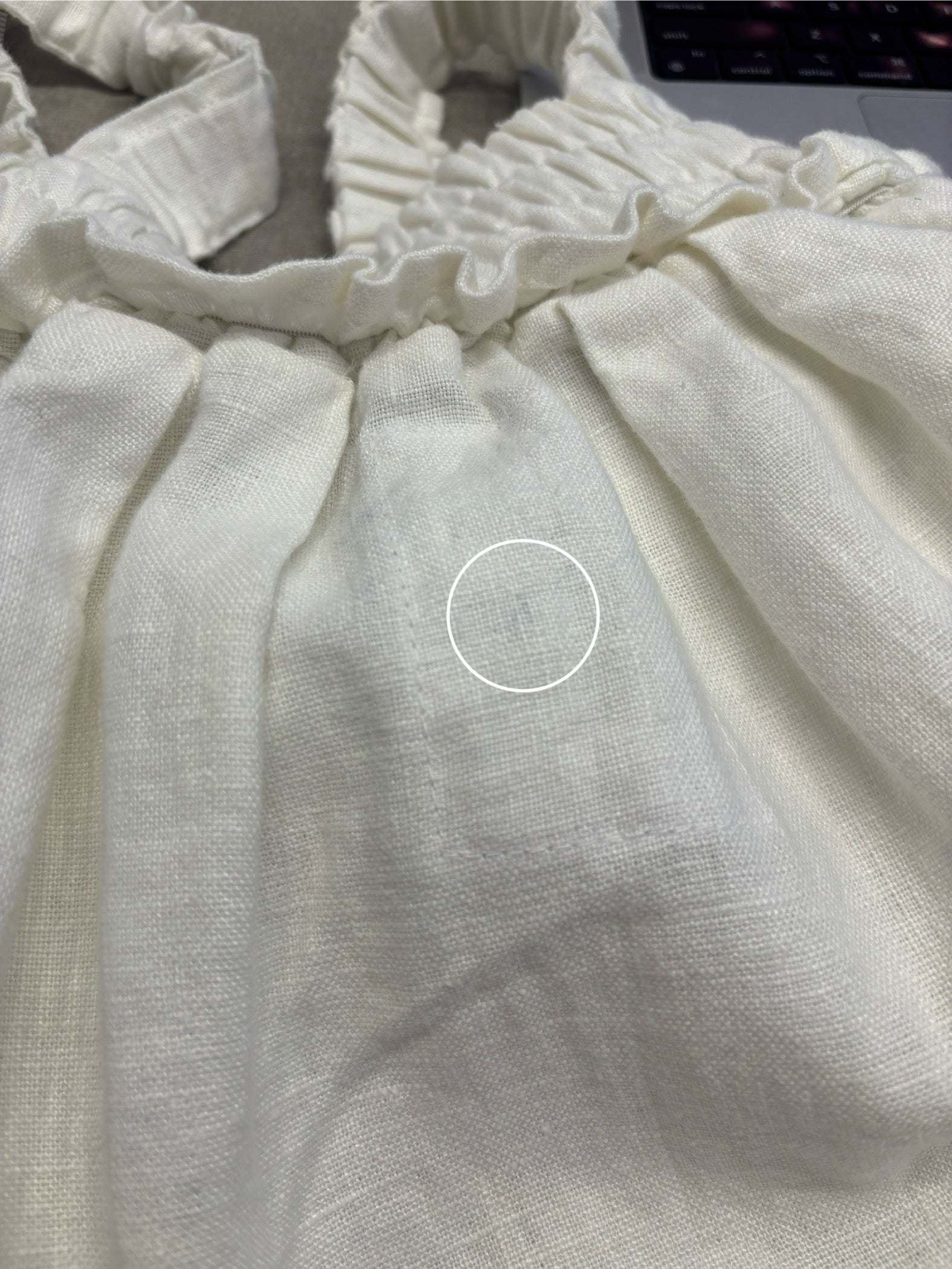 SUMMER SAMPLE SALE || Austen Dress | Ivory | Flawed S - cedarandvine
