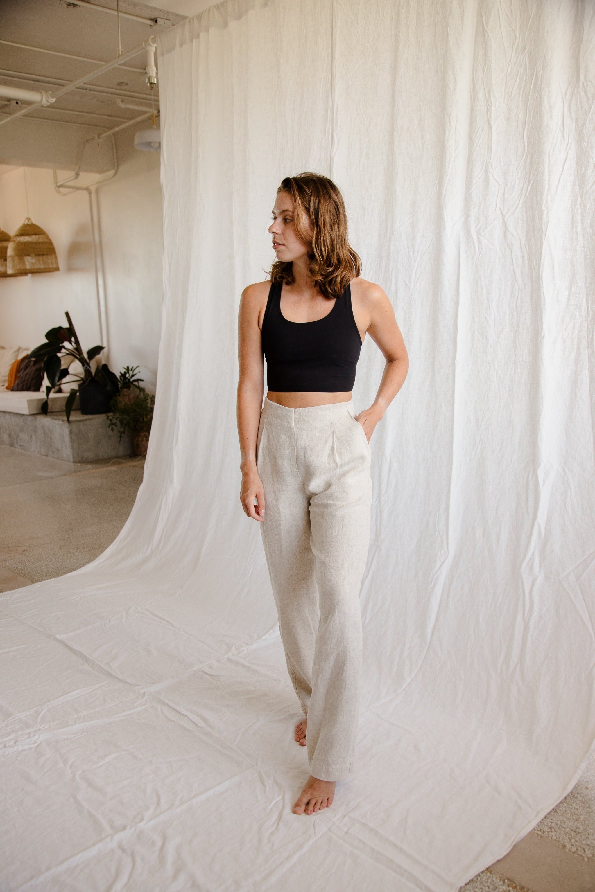 Wide Leg Slack - cedarandvine