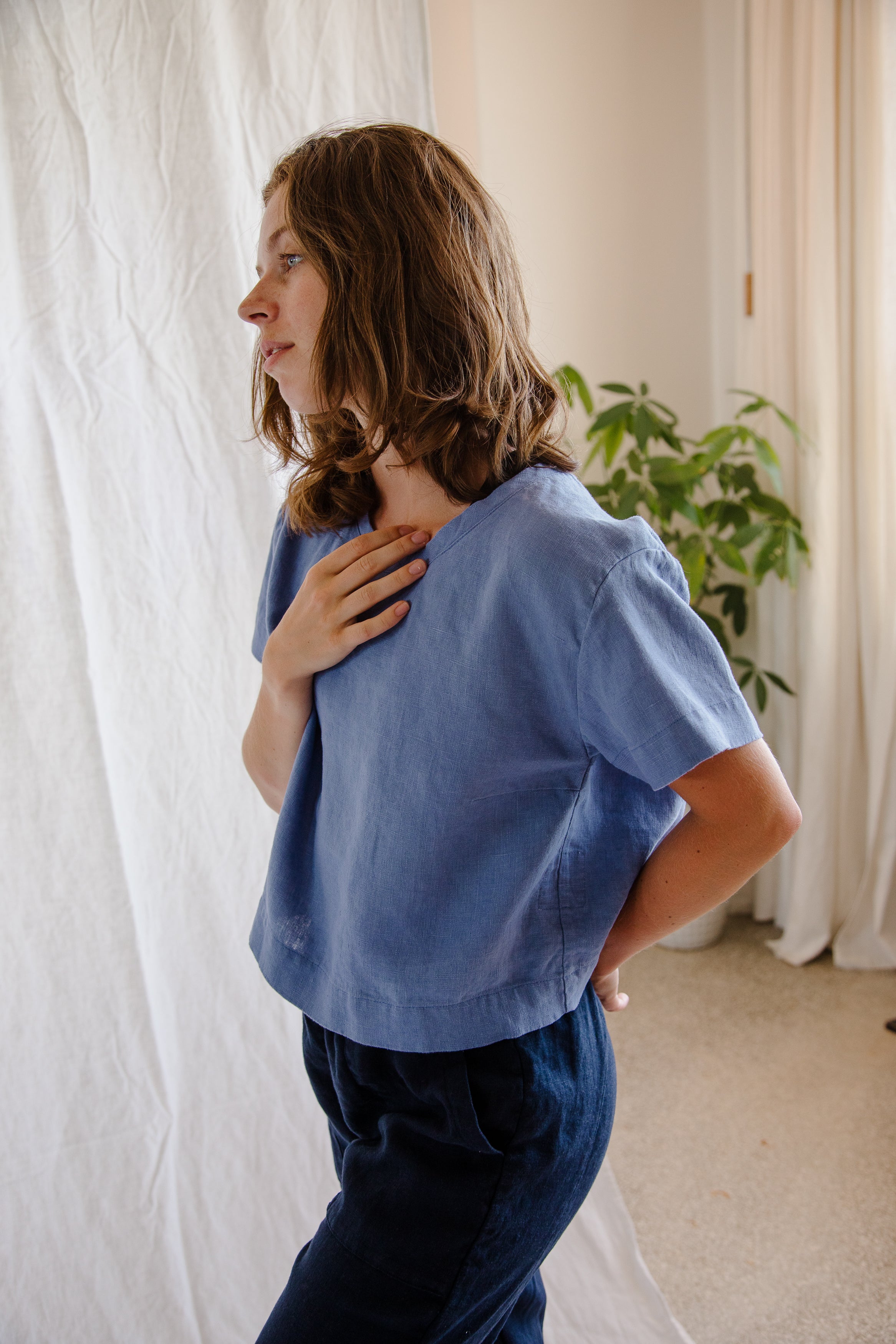 Everyday Linen Tee - cedarandvine
