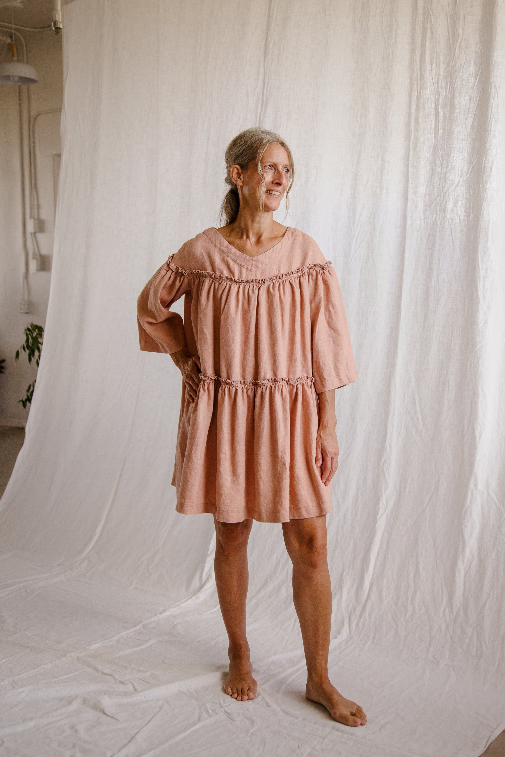 Tiered Trapeze Dress - cedarandvine