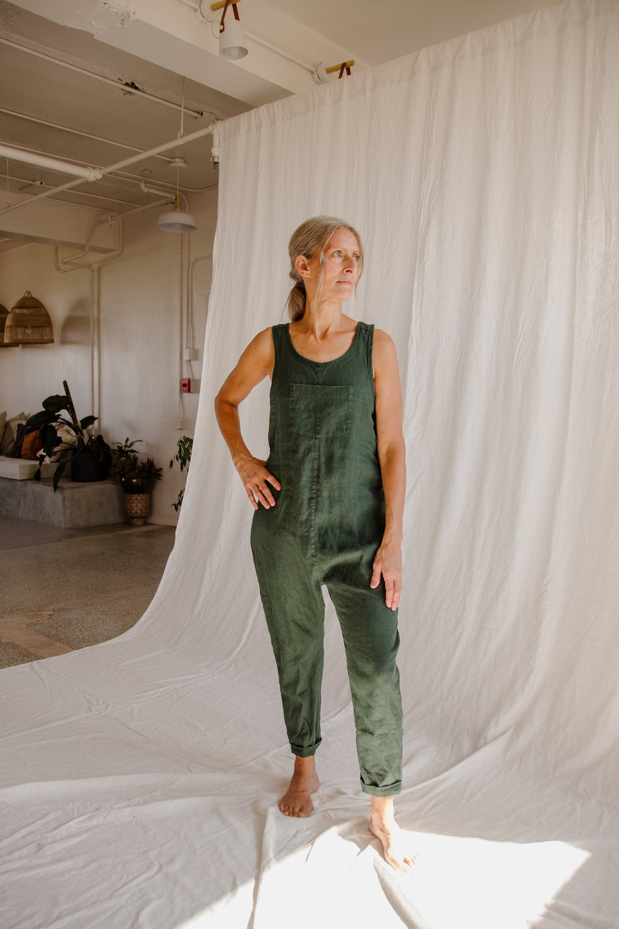 Cross-Back Dungaree - cedarandvine