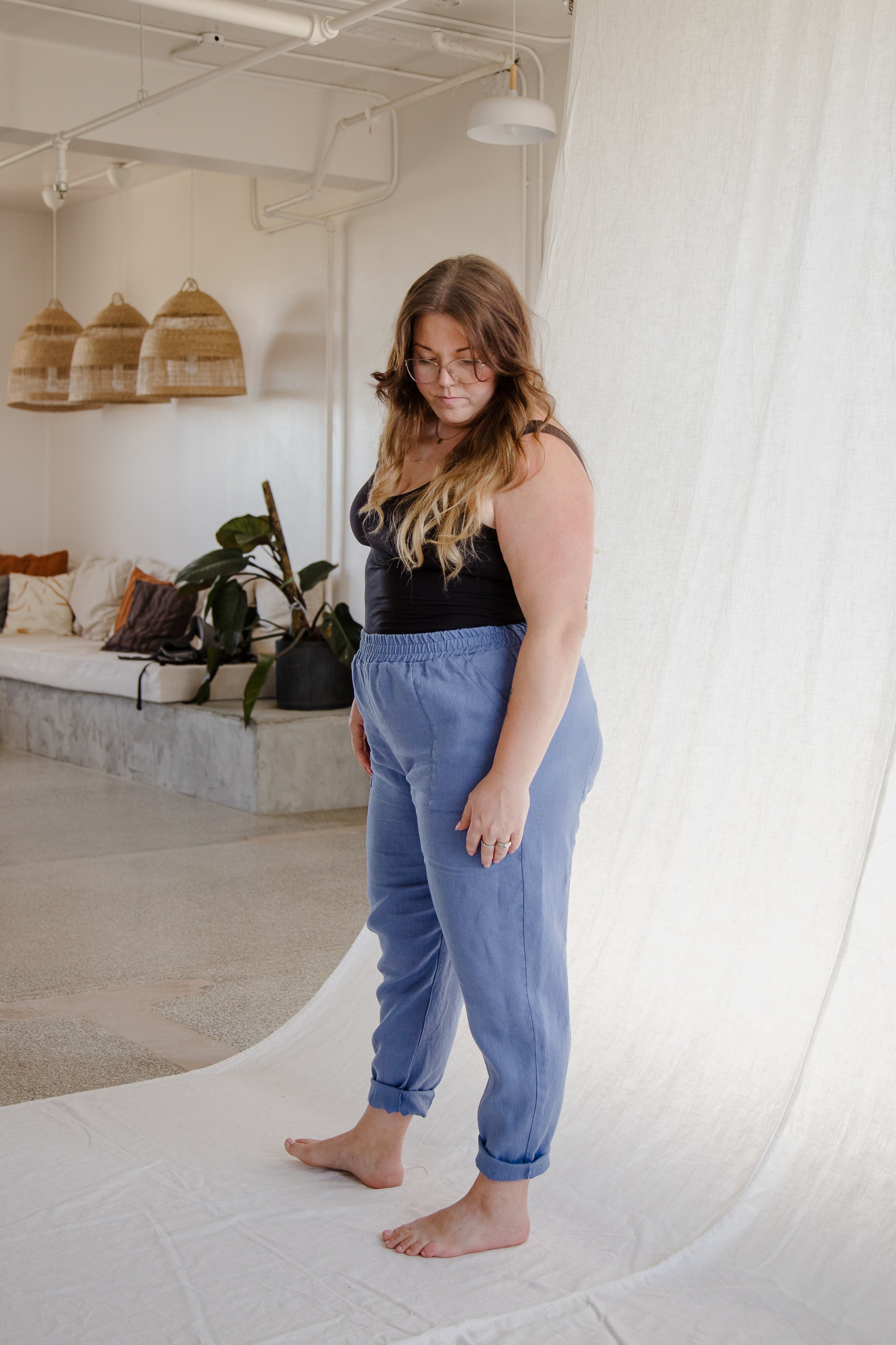 Tapered Trouser (Ready to Ship) - cedarandvine