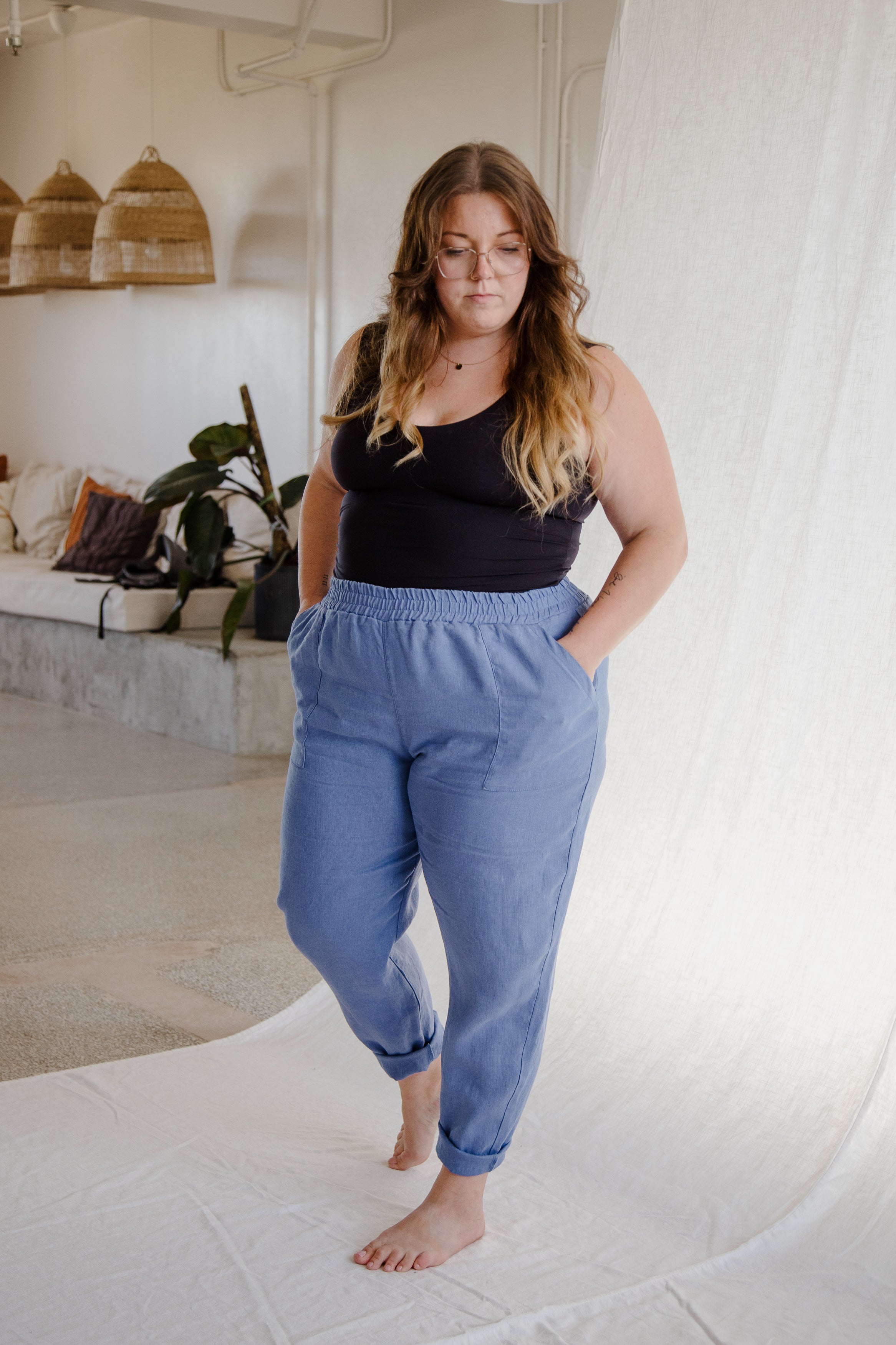 Tapered Trouser (Ready to Ship) - cedarandvine