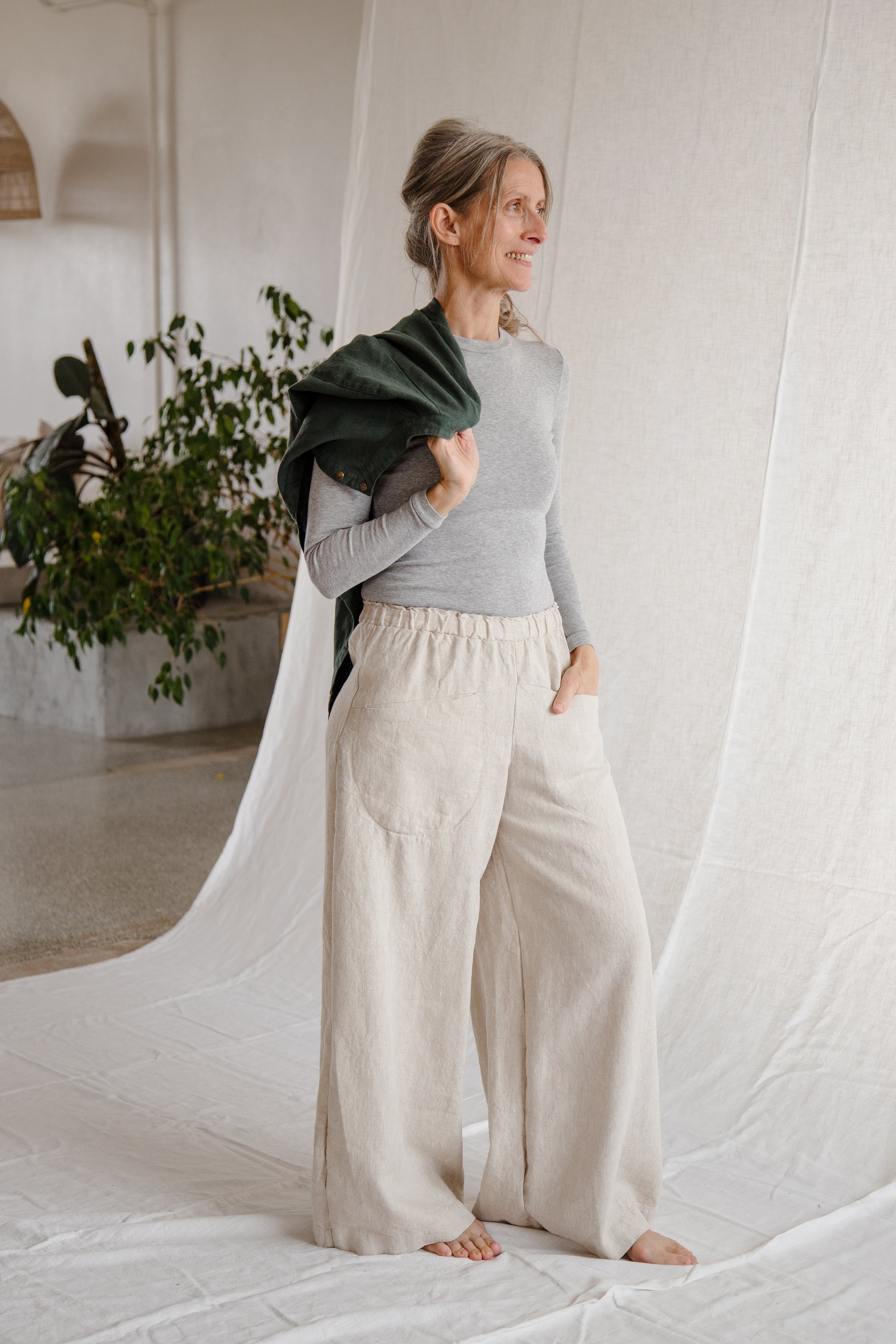 Linen Culotte - cedarandvine