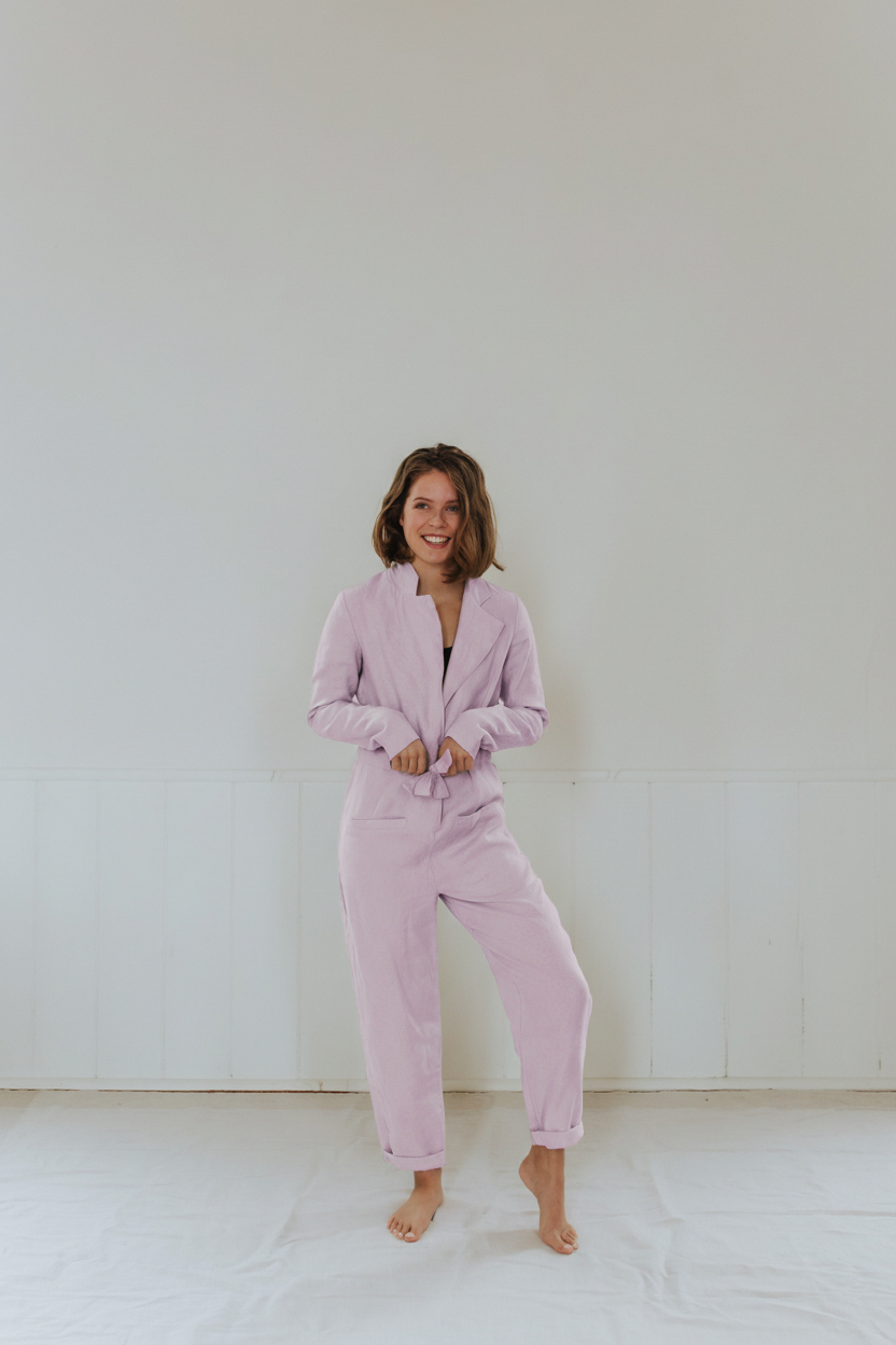 Lapel Romper - cedarandvine