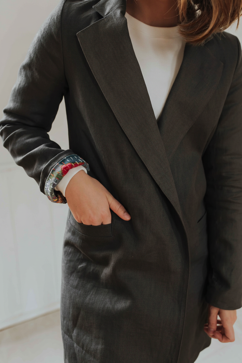 Linen Blazer - cedarandvine