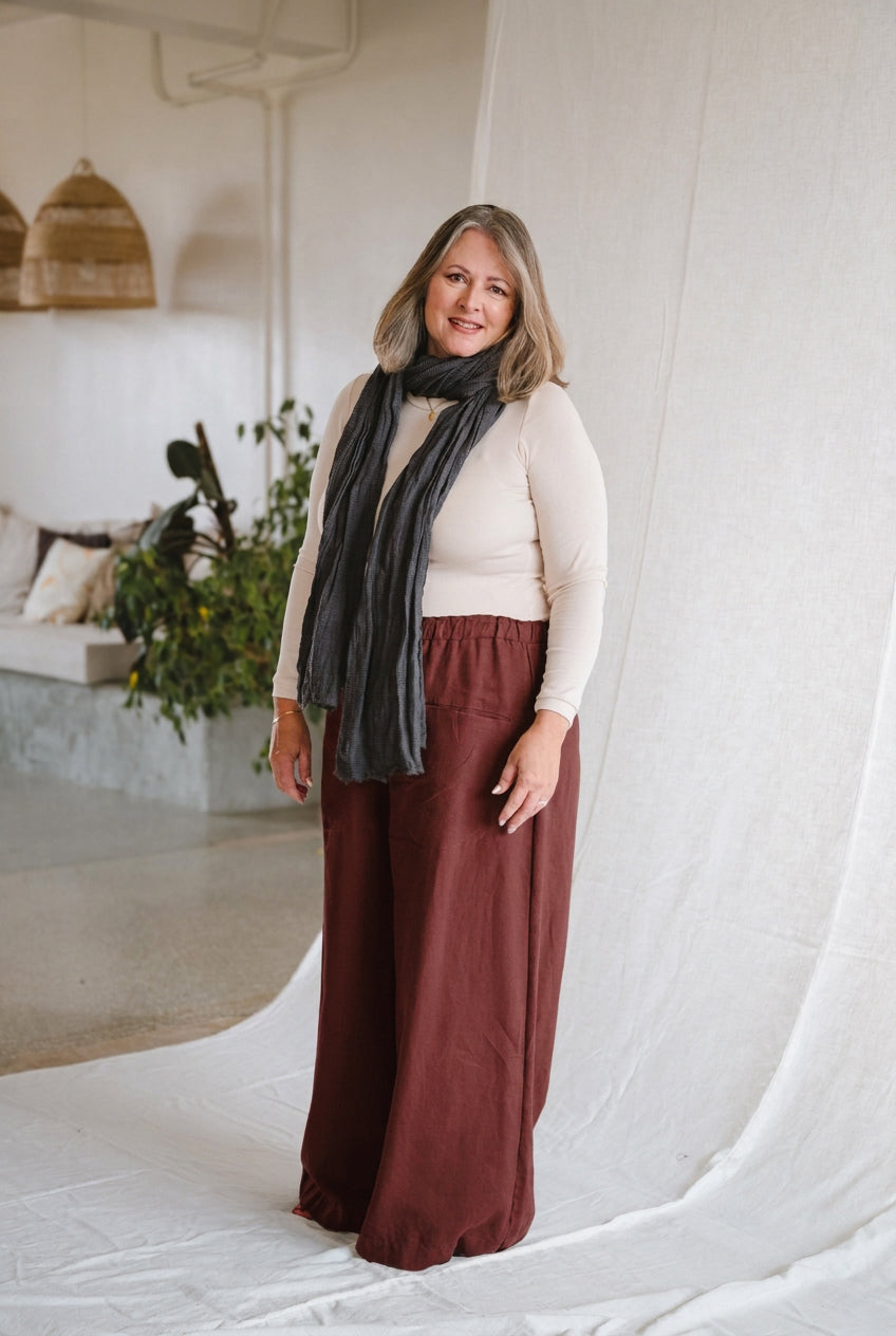 Linen Culotte - cedarandvine
