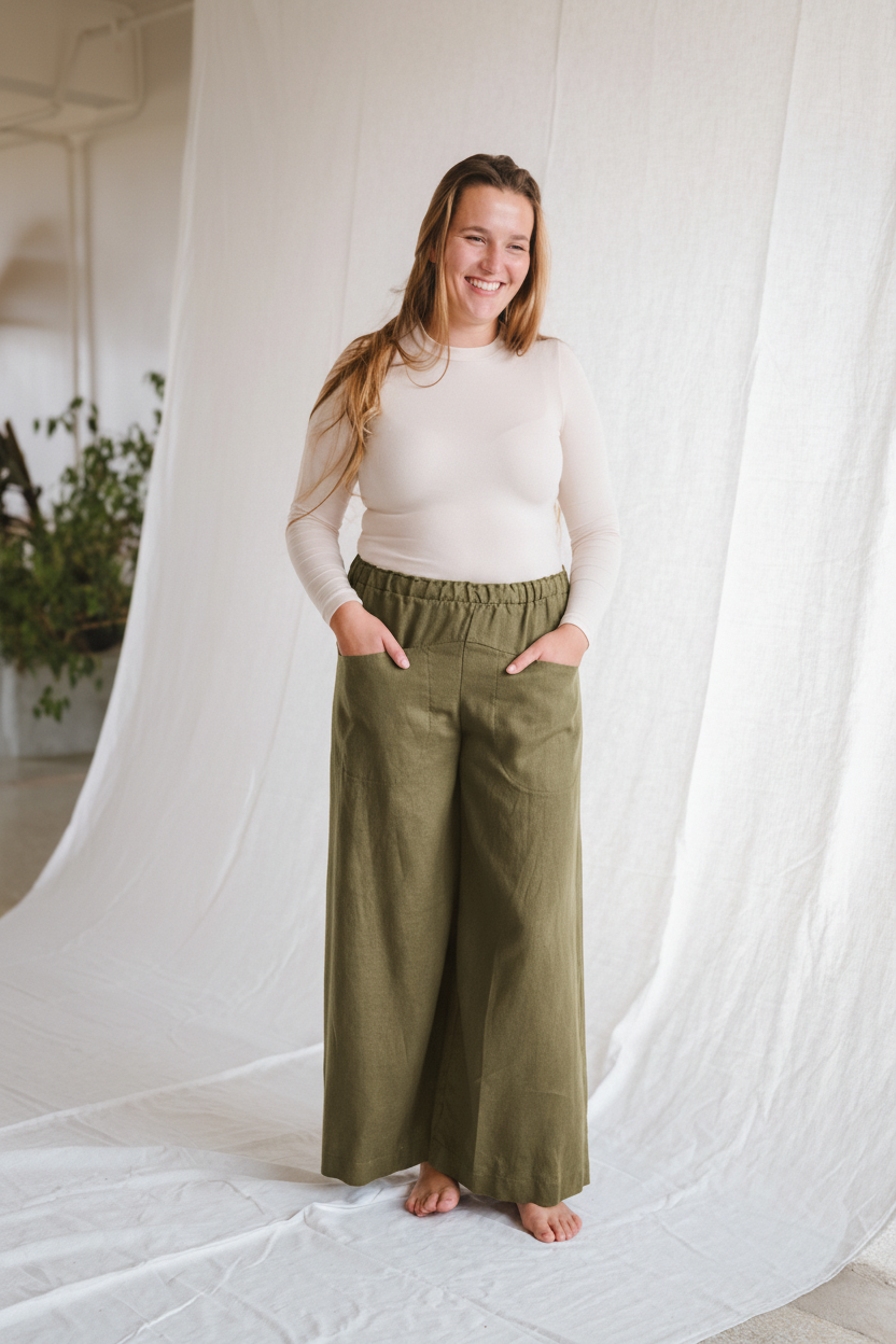 Linen Culotte - cedarandvine