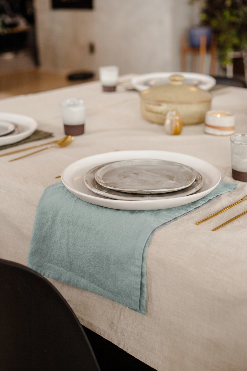 Linen Table Napkin - cedarandvine