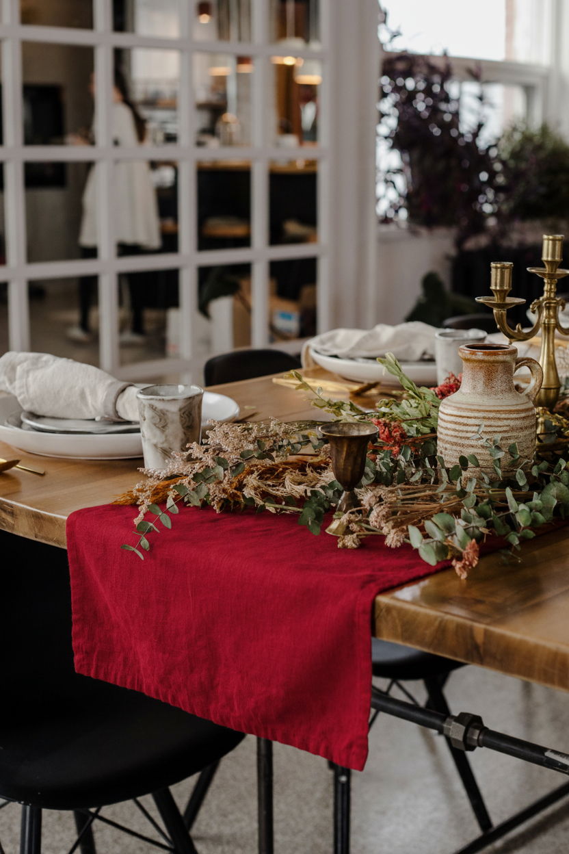 Linen Table Runner