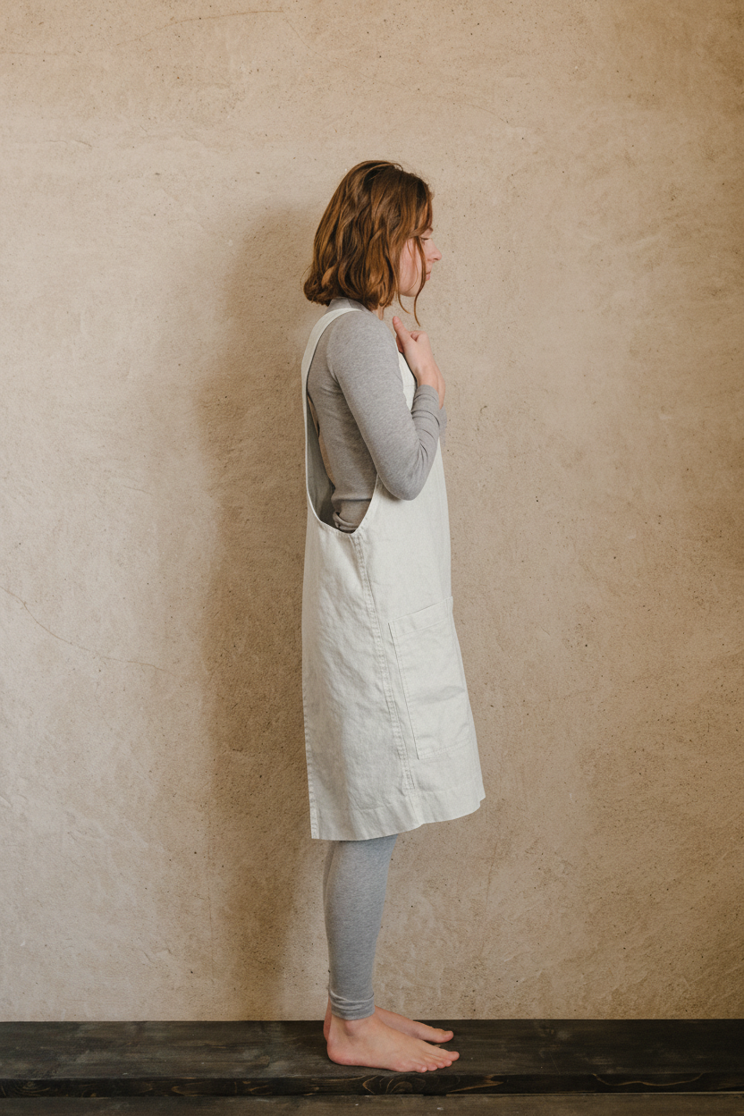 Linen Utility Apron - cedarandvine