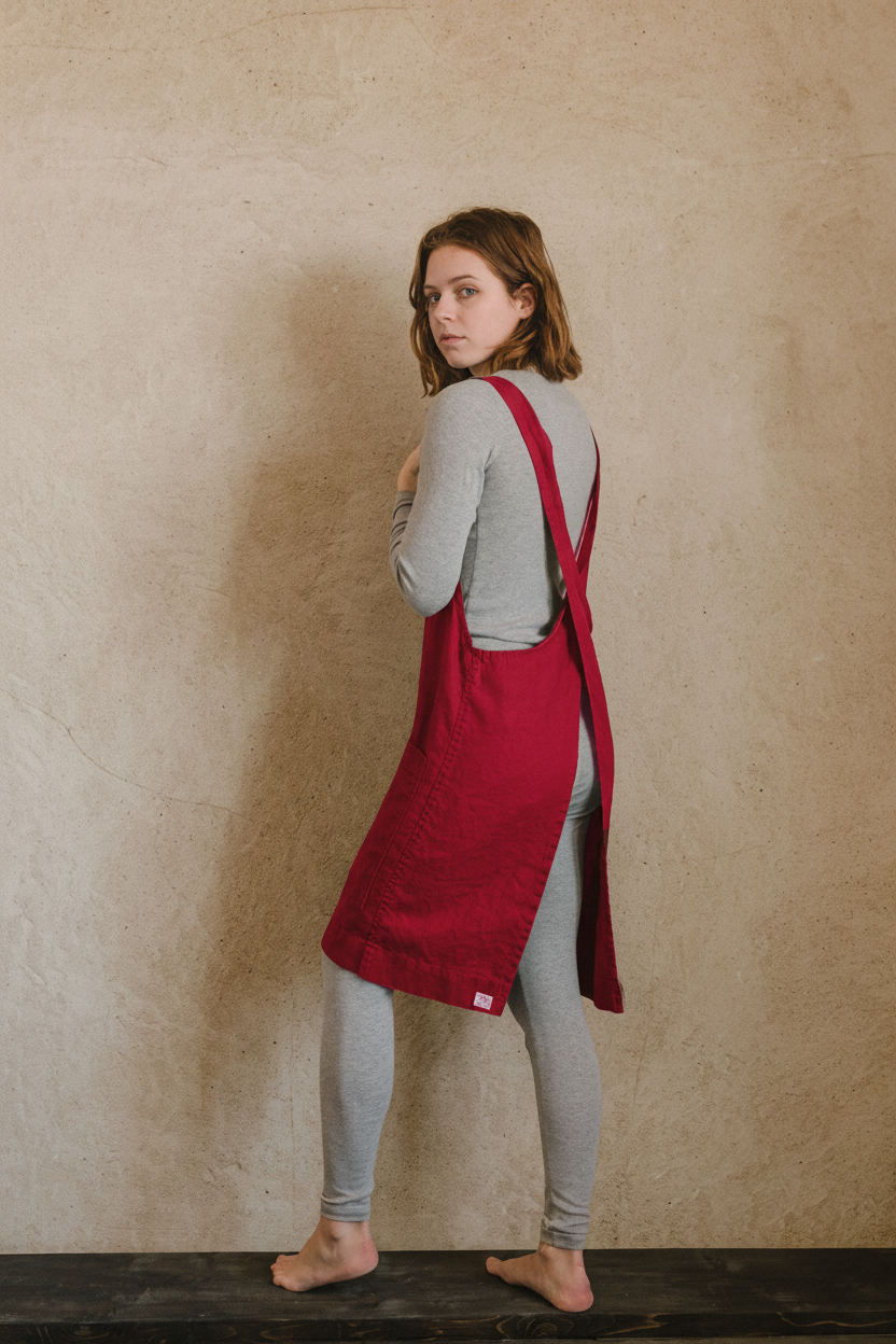 Linen Utility Apron - cedarandvine