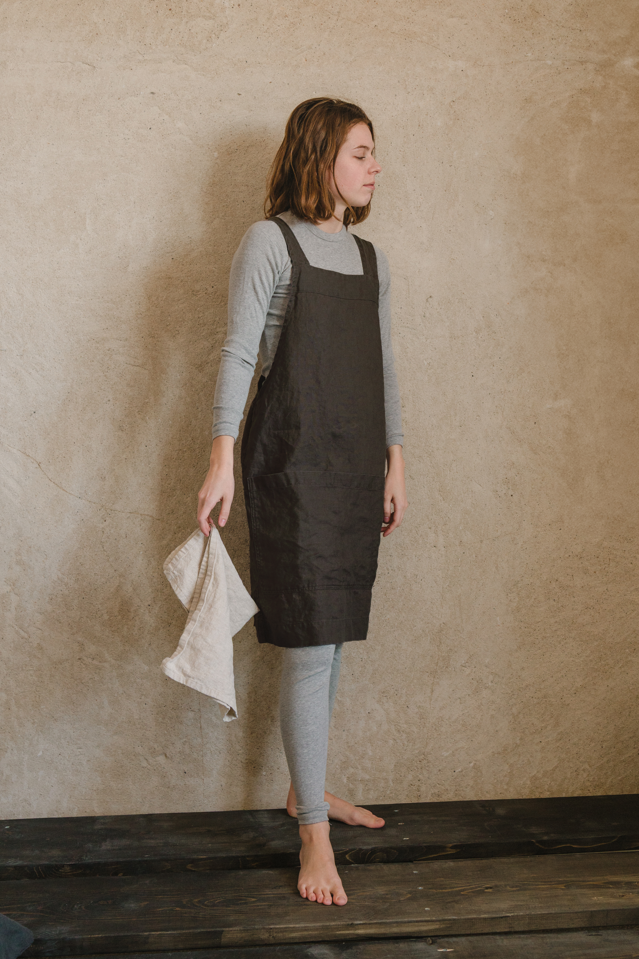 Linen Utility Apron - cedarandvine