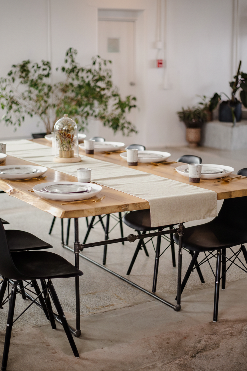 Linen Table Runner - cedarandvine