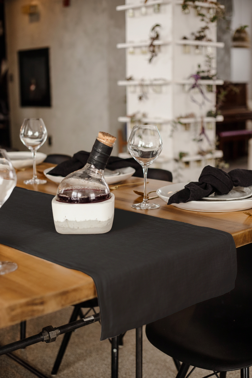 Linen Table Runner - cedarandvine