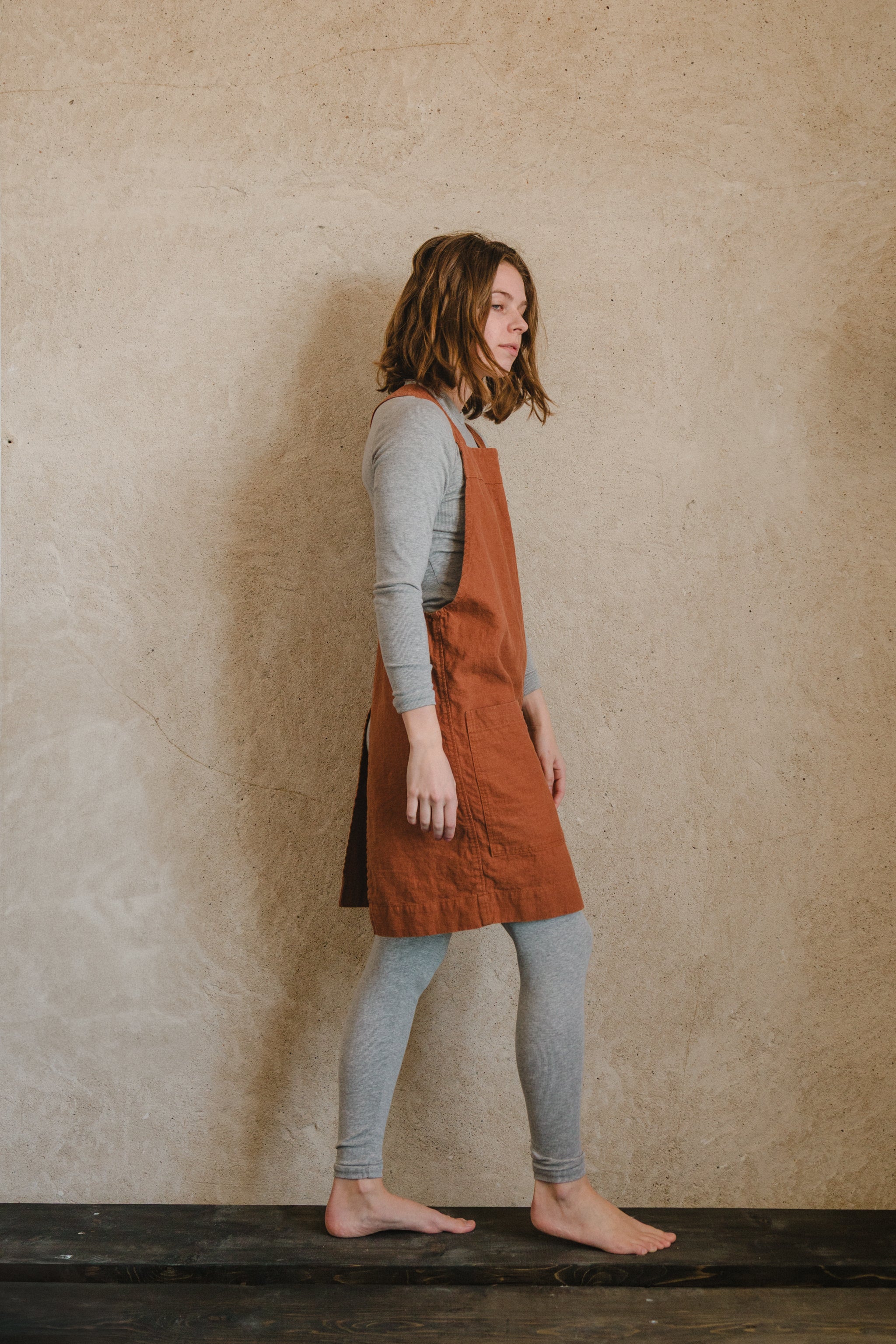 Linen Utility Apron (Ready-To-Ship) - cedarandvine