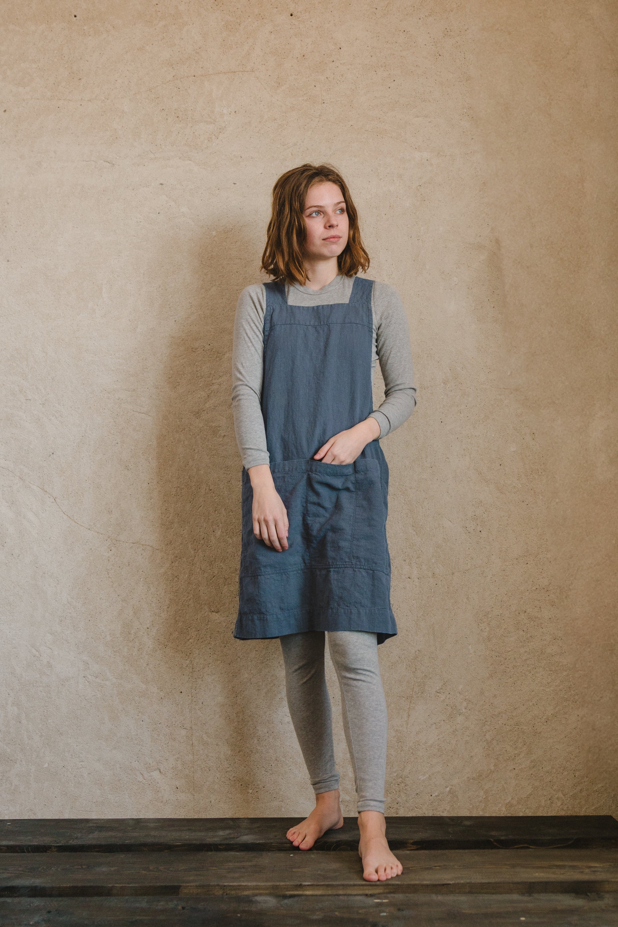 Linen Utility Apron (Ready-To-Ship) - cedarandvine