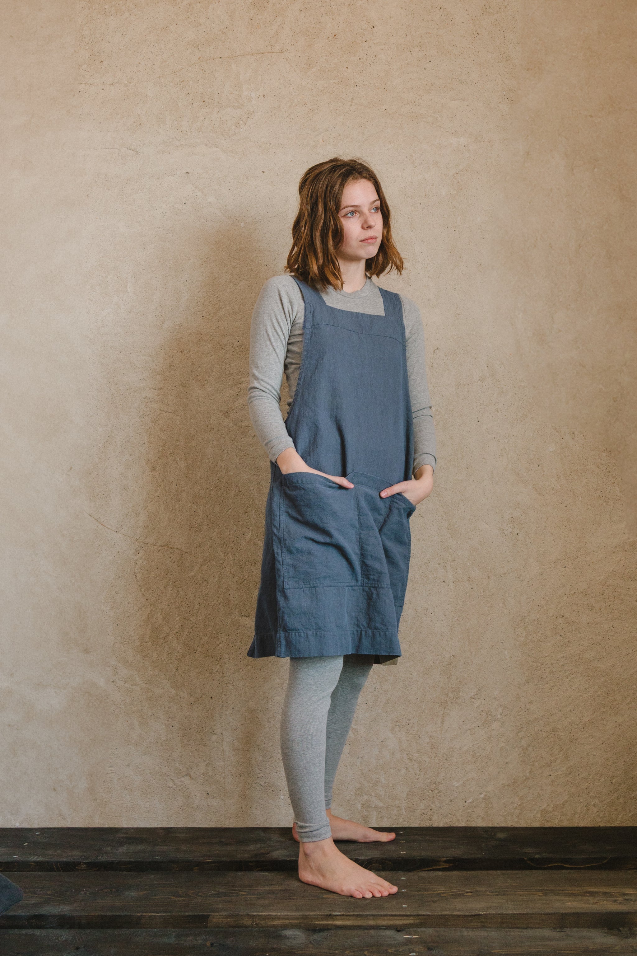 Linen Utility Apron (Ready-To-Ship) - cedarandvine