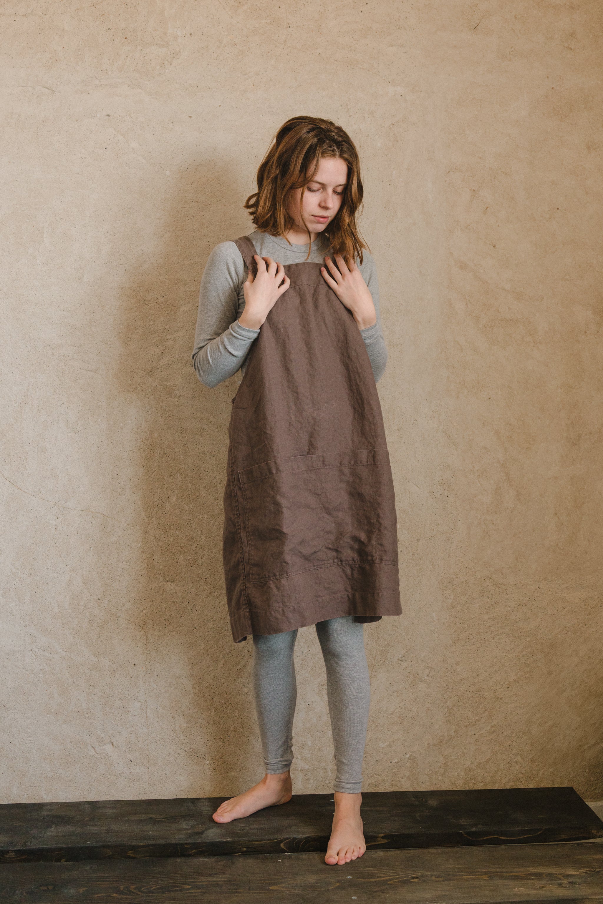 Linen Utility Apron (Ready-To-Ship) - cedarandvine