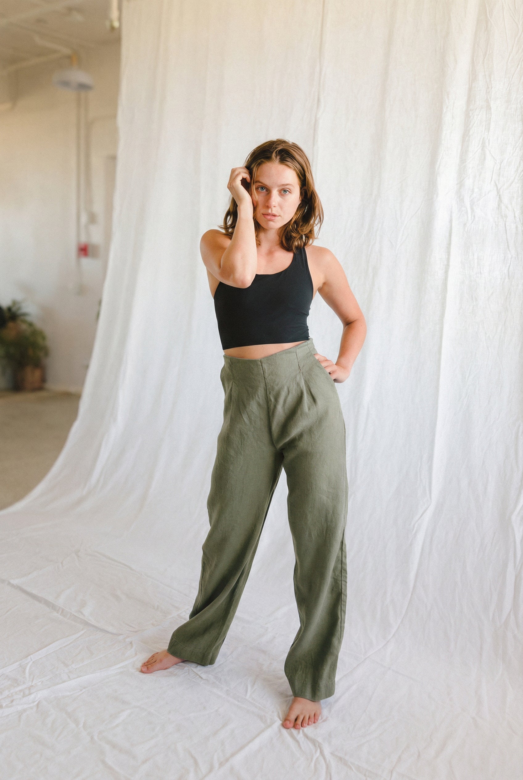 Wide Leg Slack - cedarandvine