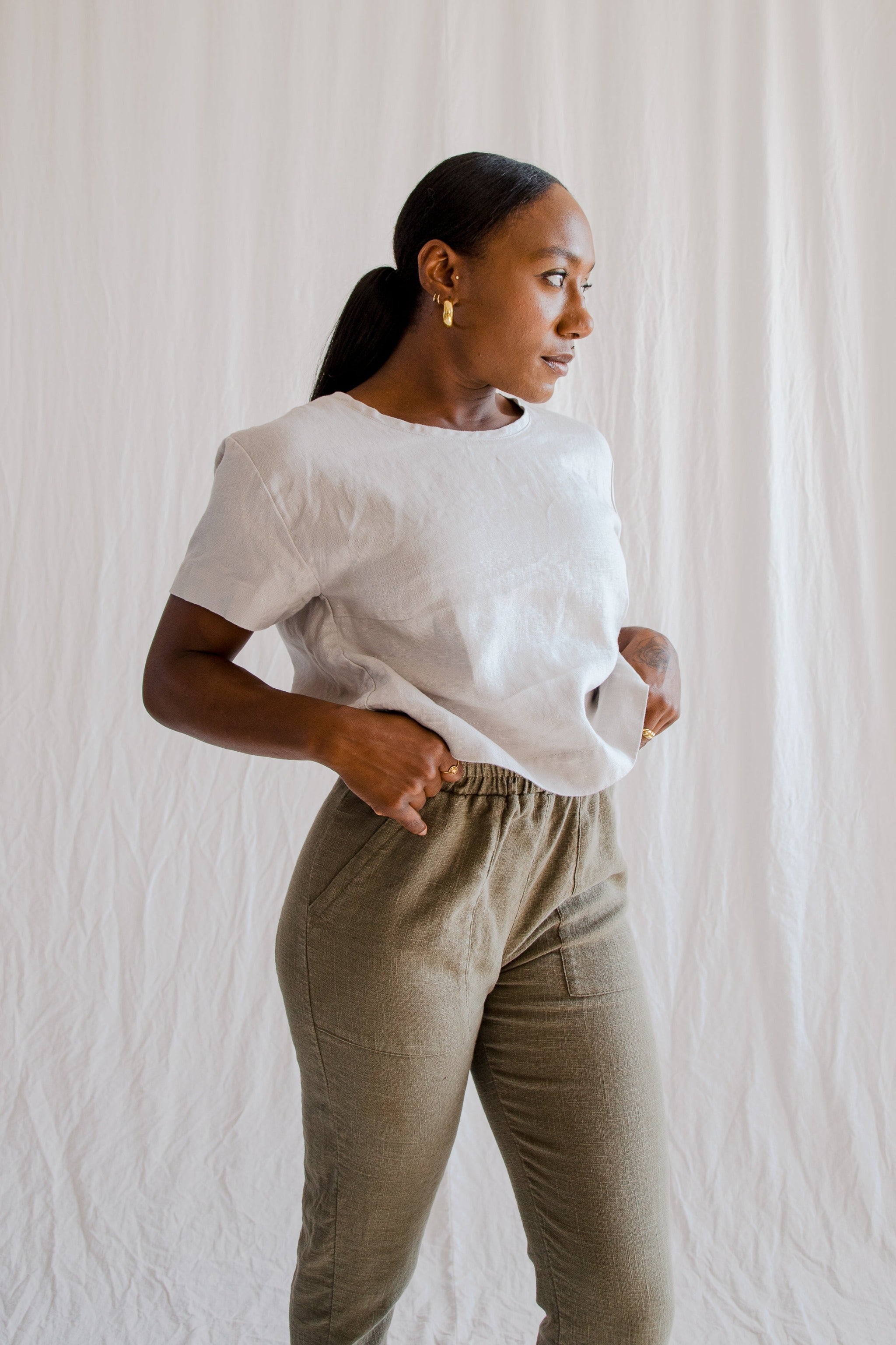 Everyday Linen Tee - cedarandvine