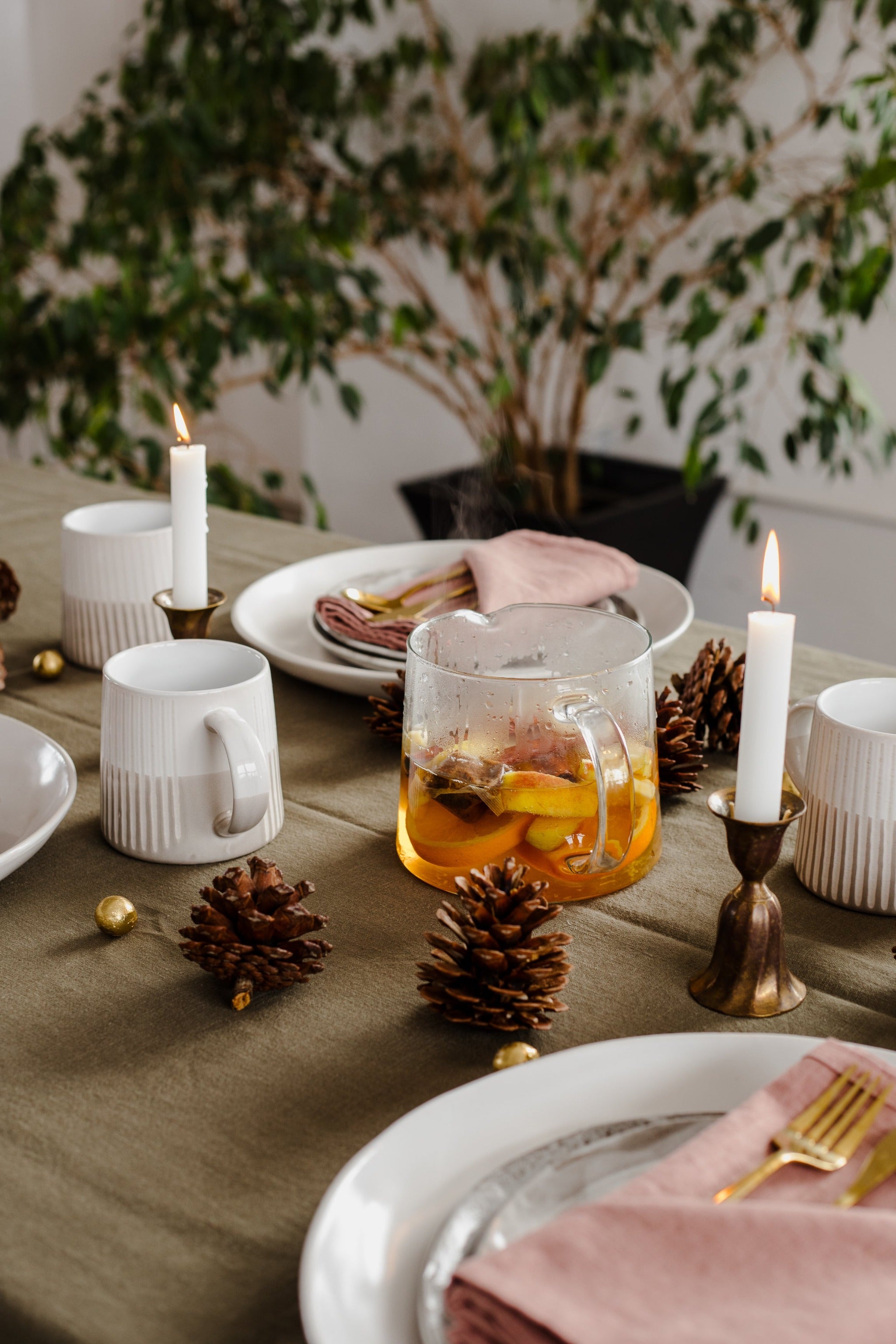 Linen Tablecloth - cedarandvine
