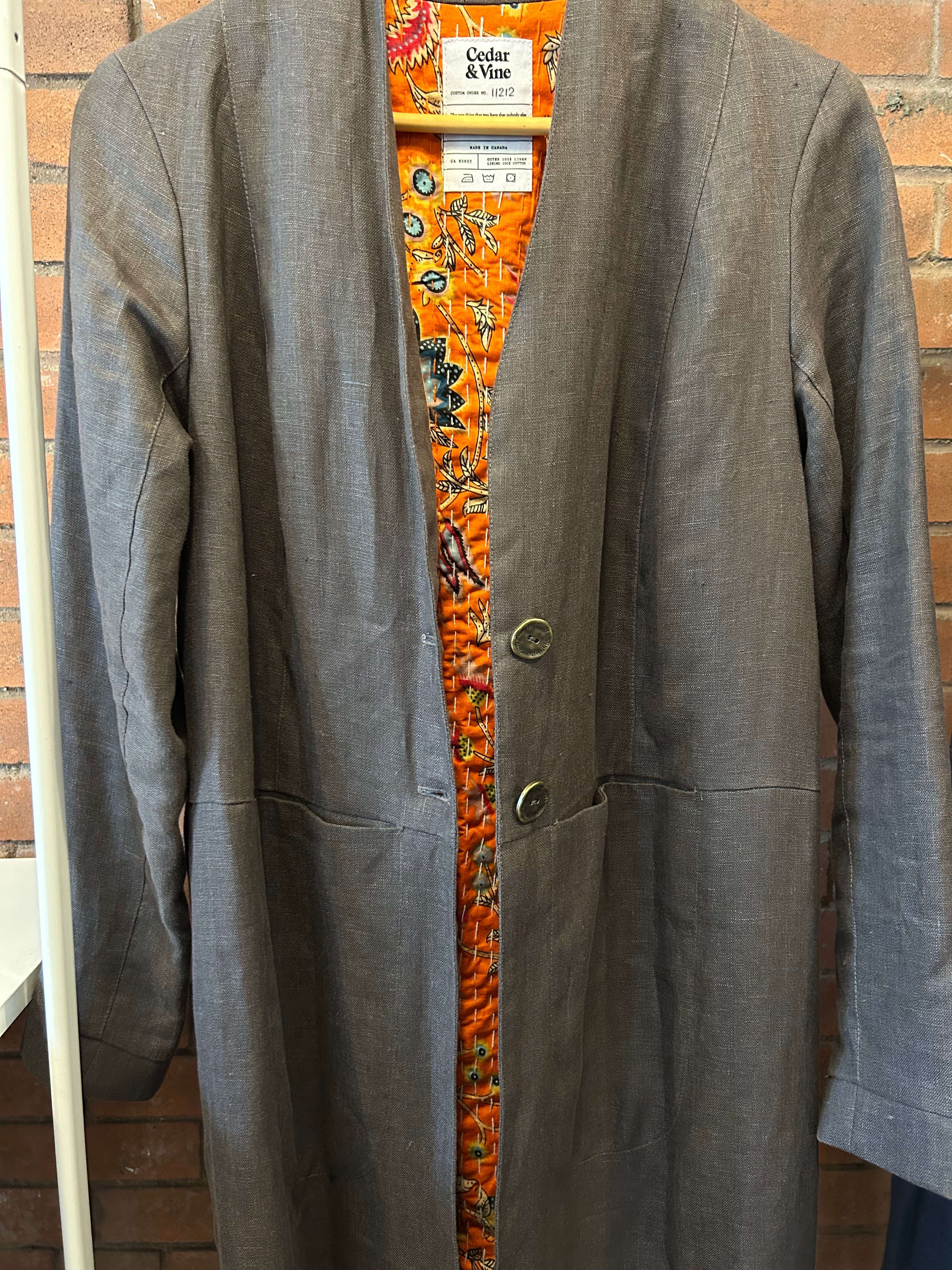 SUMMER SAMPLE SALE || Luna Jacket | Truffle | Customized S - cedarandvine