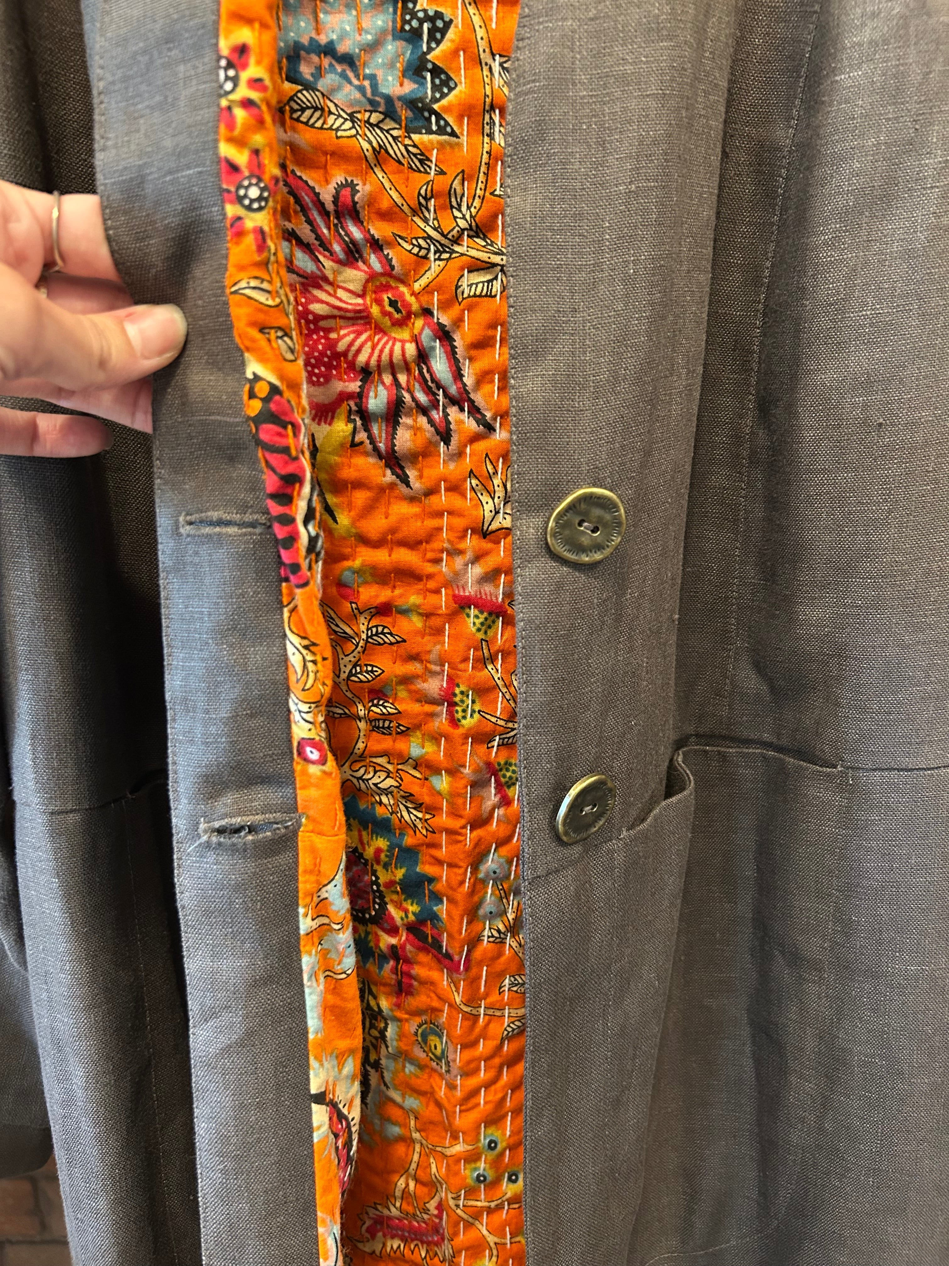 SUMMER SAMPLE SALE || Luna Jacket | Truffle | Customized S - cedarandvine