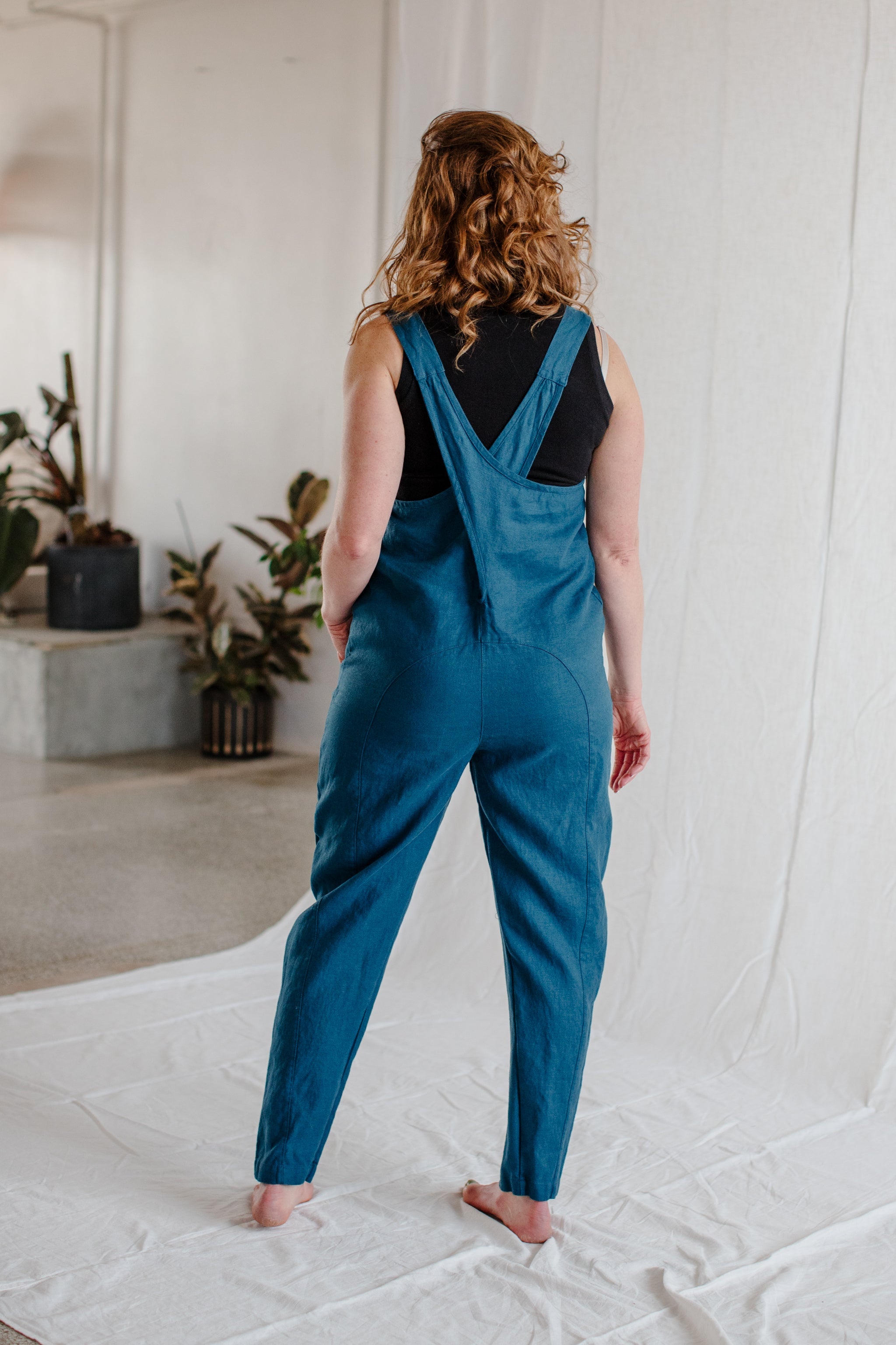 Cross-Back Dungaree V2 (Ready to Ship) - cedarandvine