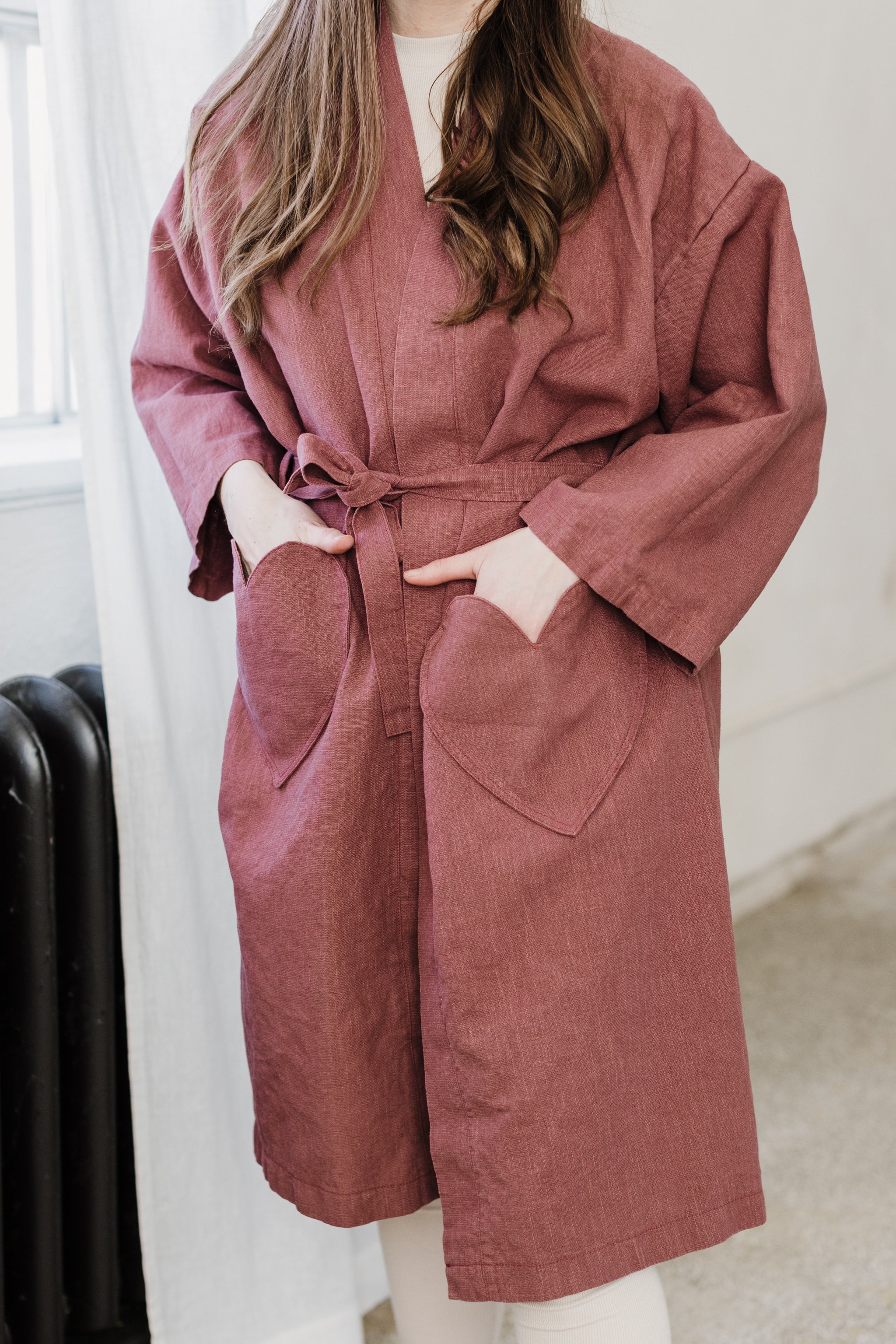 Limited Edition Valentine's Linen Robe