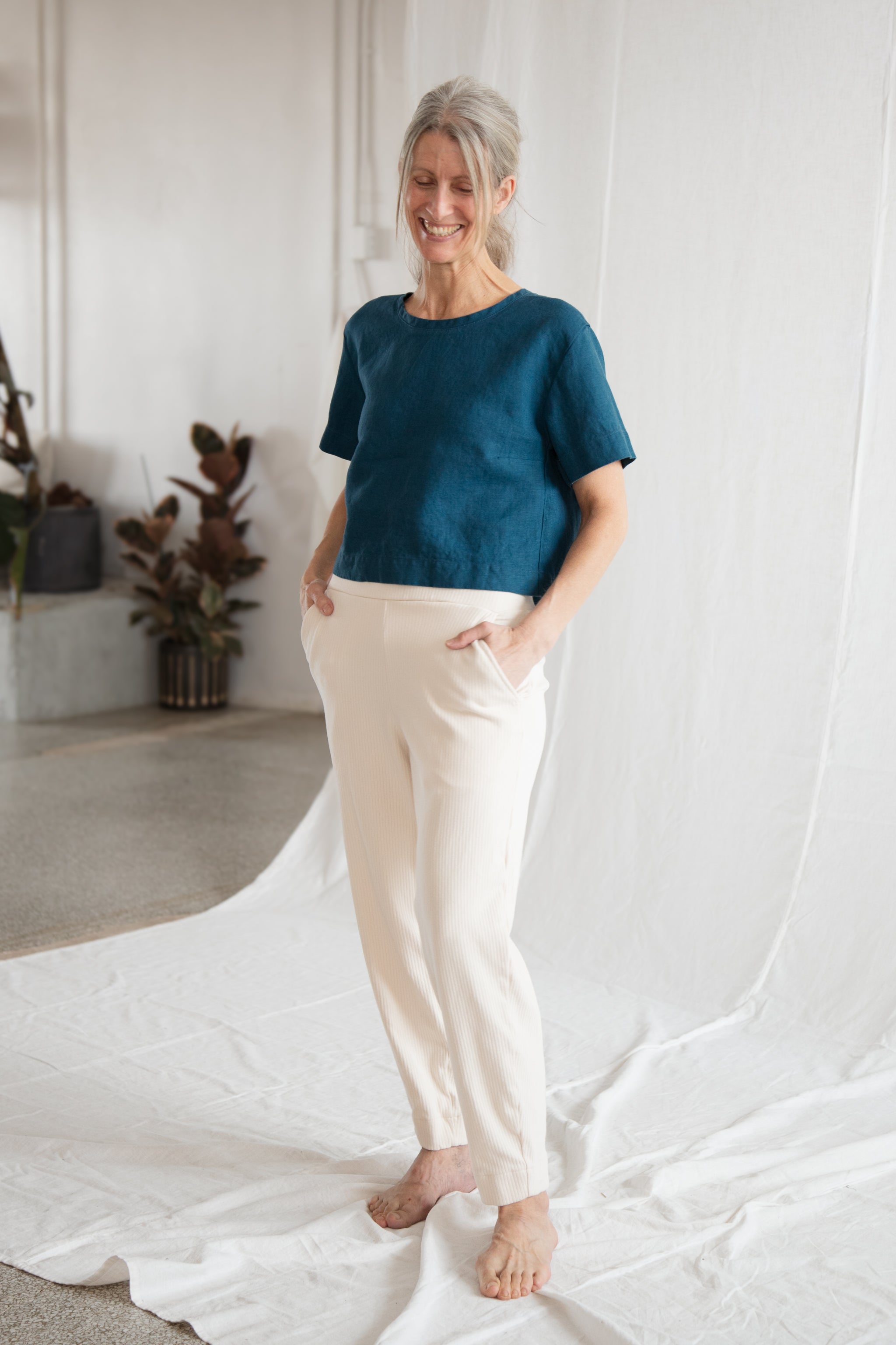 Ribbed Lounge Pant (ready to ship) - cedarandvine