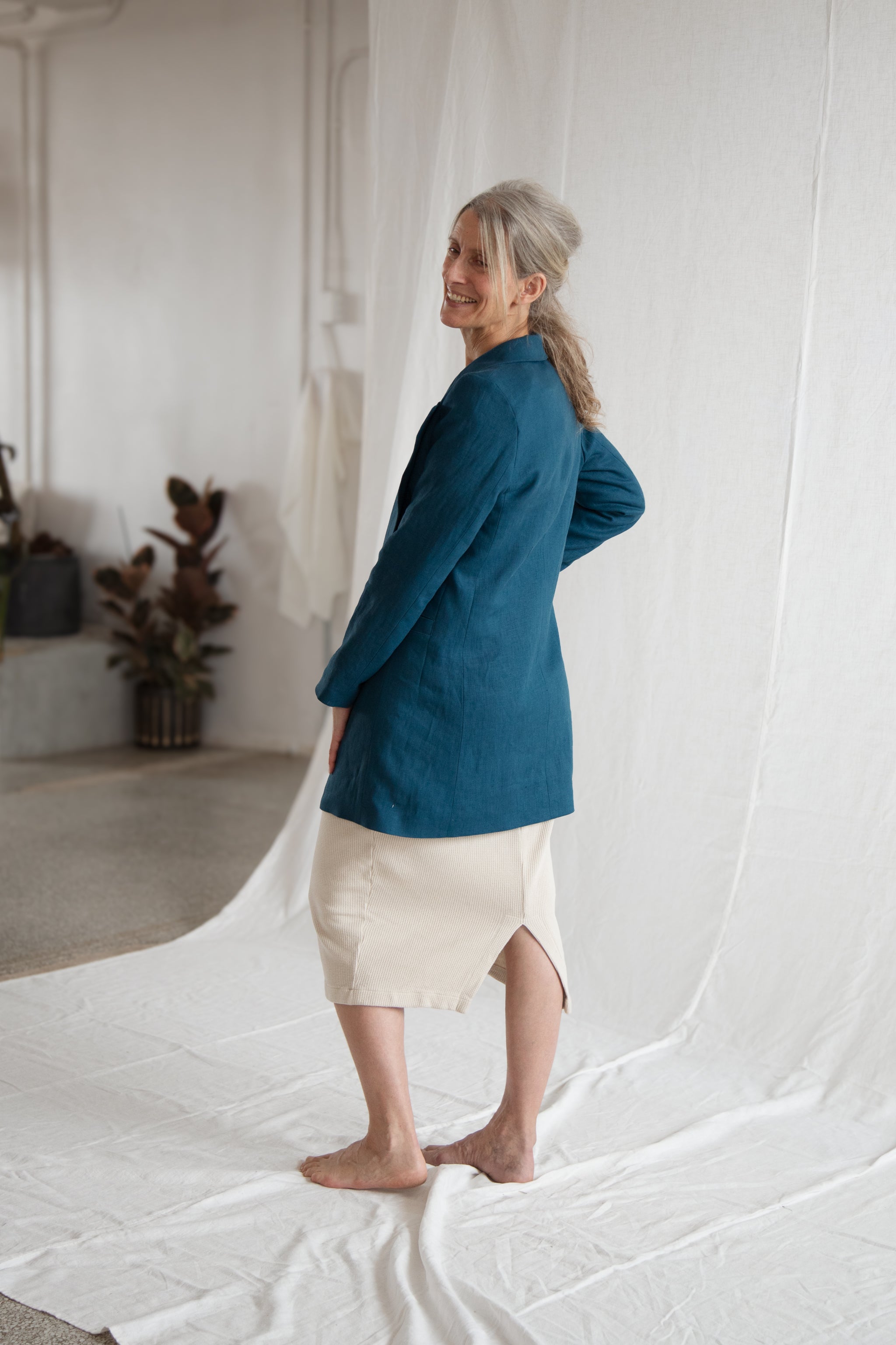 Linen Blazer - cedarandvine