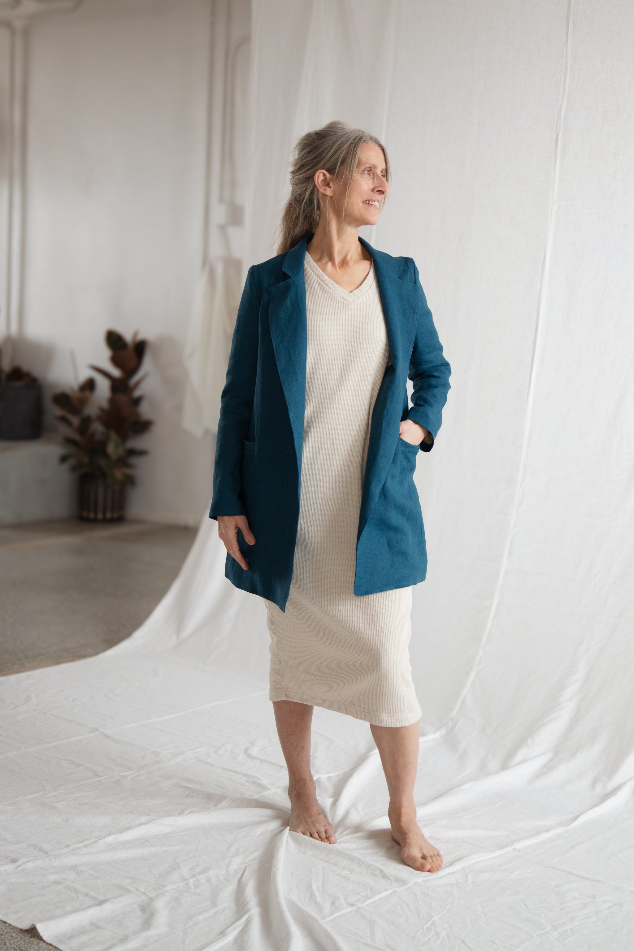 Linen Blazer - cedarandvine