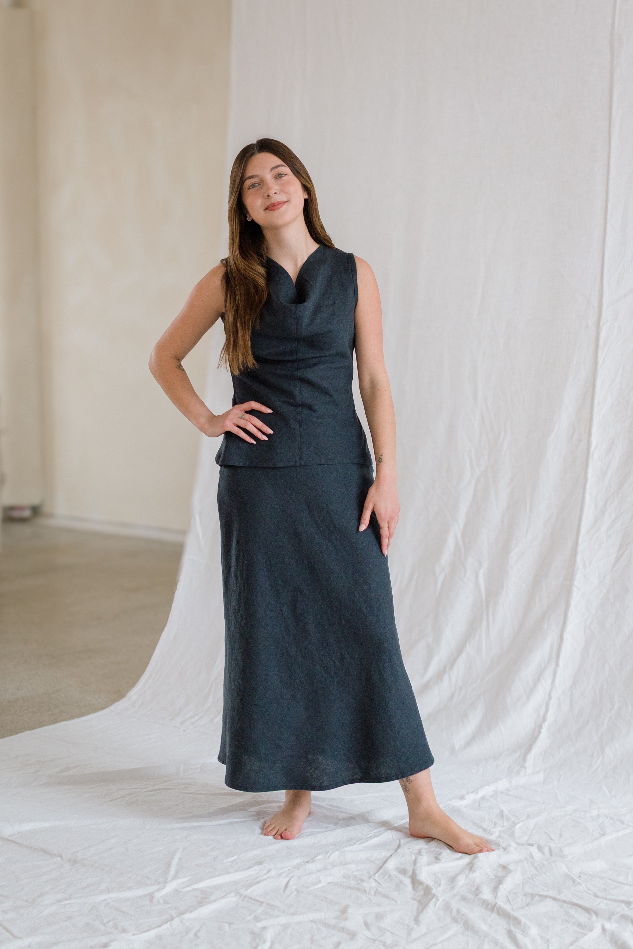 Cowl Top (Ready-To-Ship) - cedarandvine