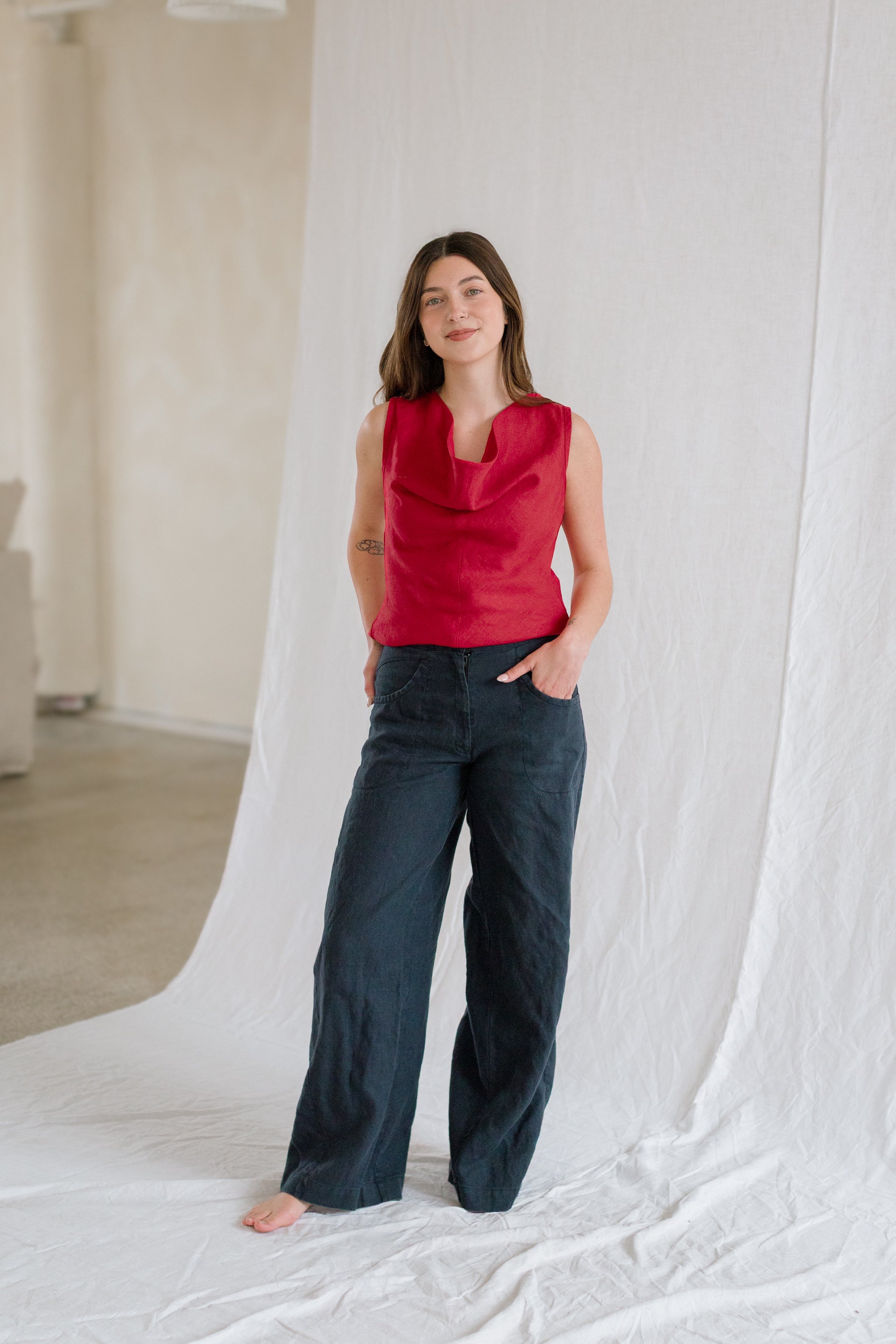 Cowl Top (Ready-To-Ship) - cedarandvine