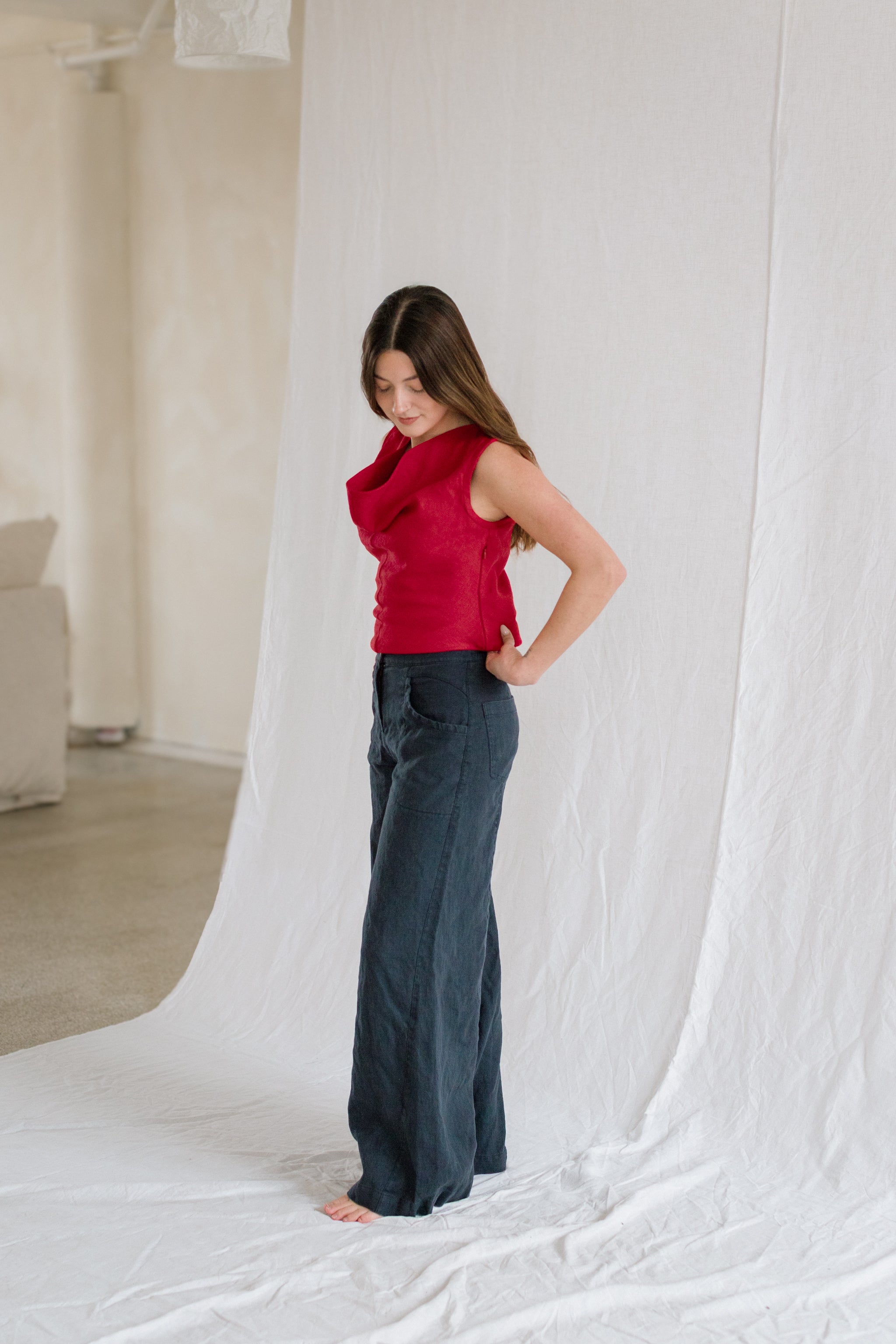 Cowl Top (Ready-To-Ship) - cedarandvine