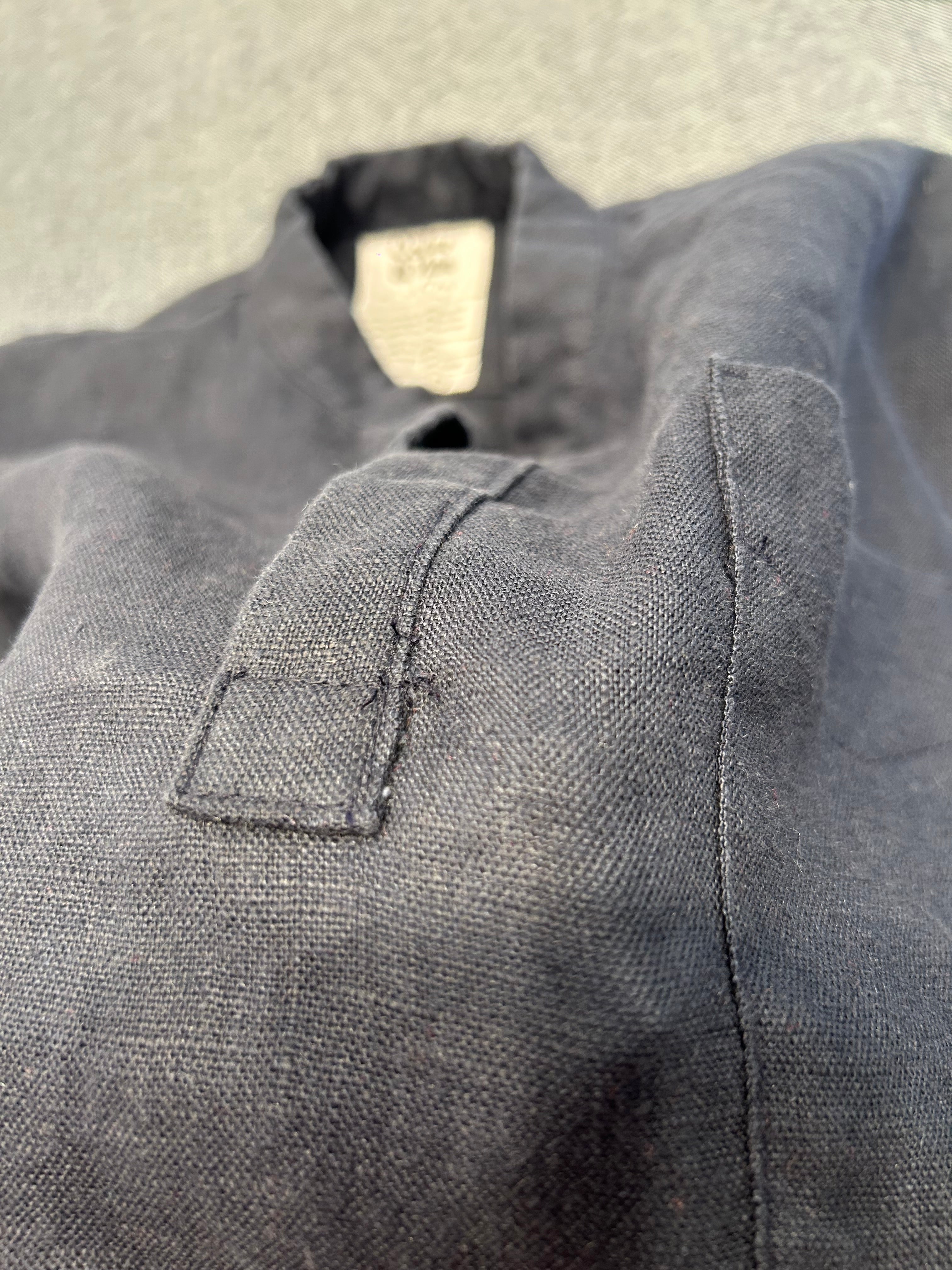 SUMMER SAMPLE SALE || Linen Shirt | Nautical | Flawed S - cedarandvine