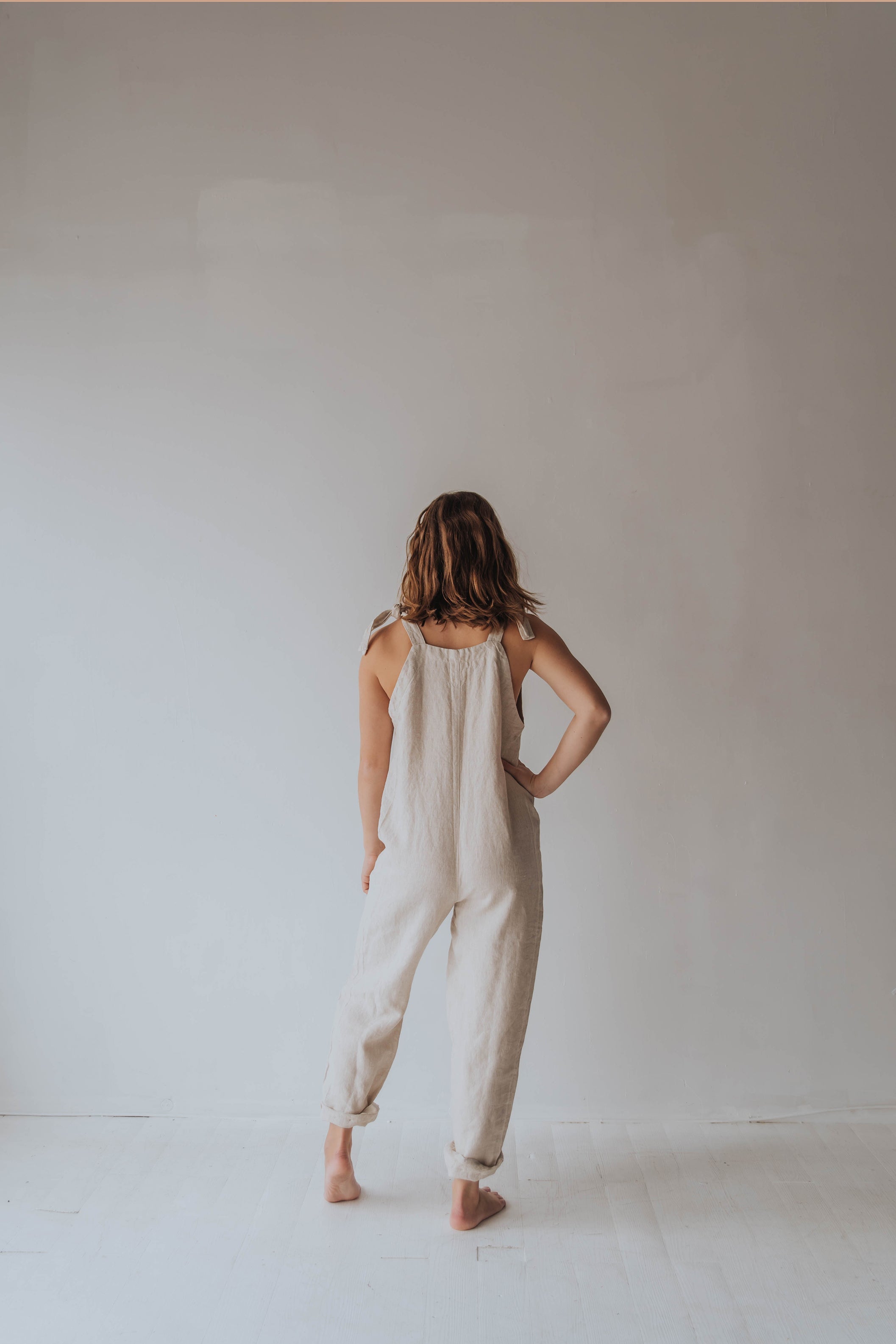 Linen Romper - cedarandvine