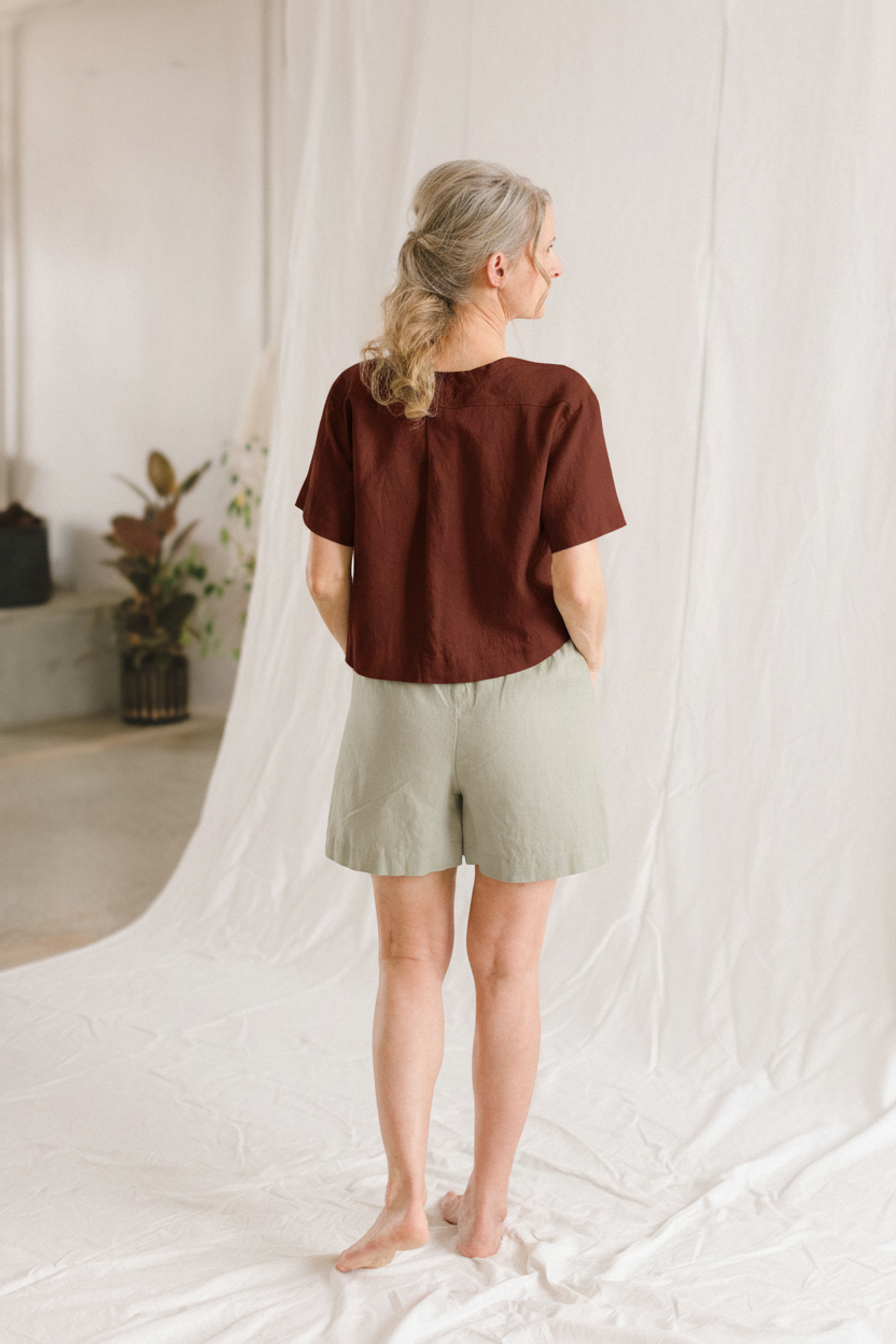 Everyday Linen Tee - cedarandvine