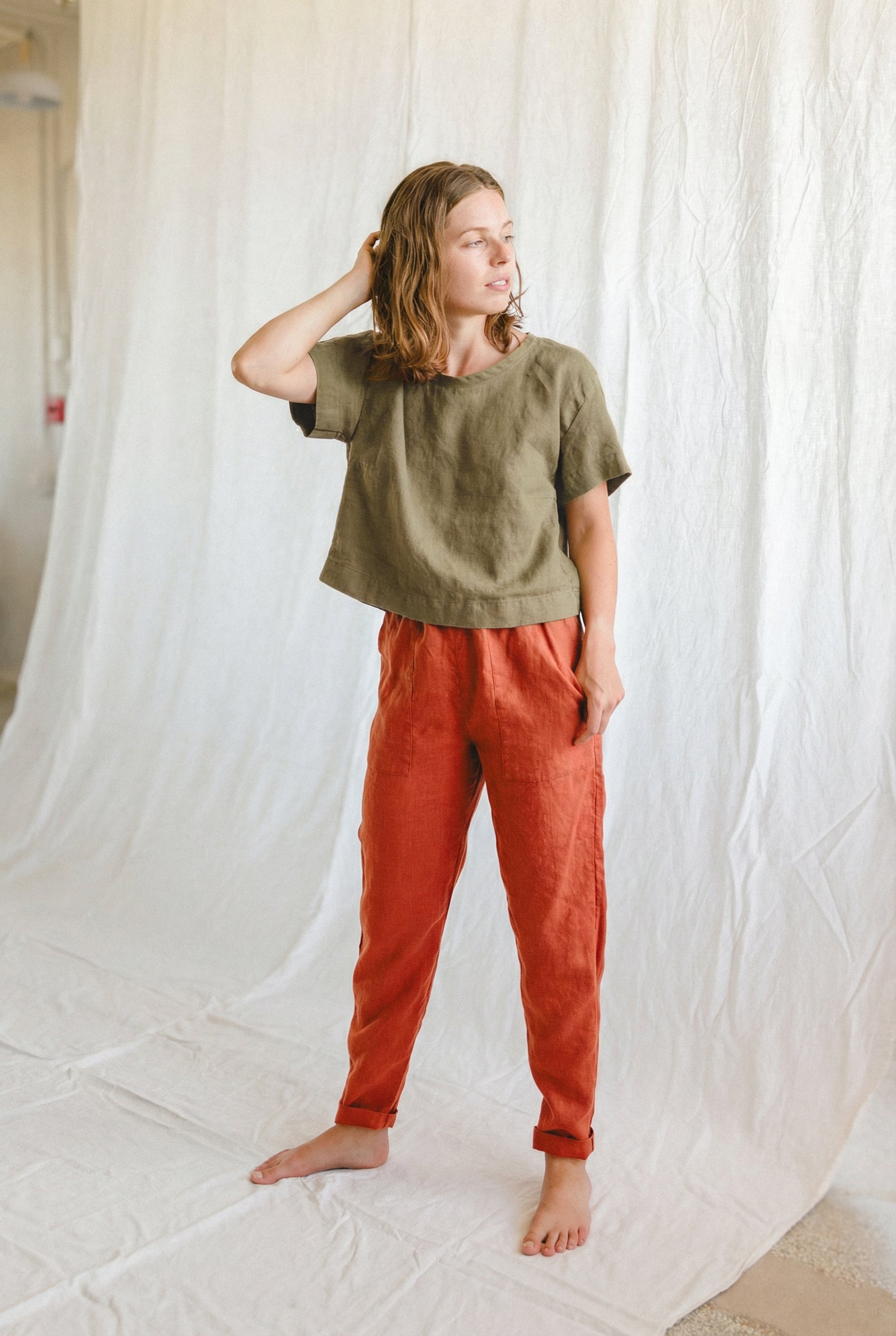 Everyday Linen Tee - cedarandvine