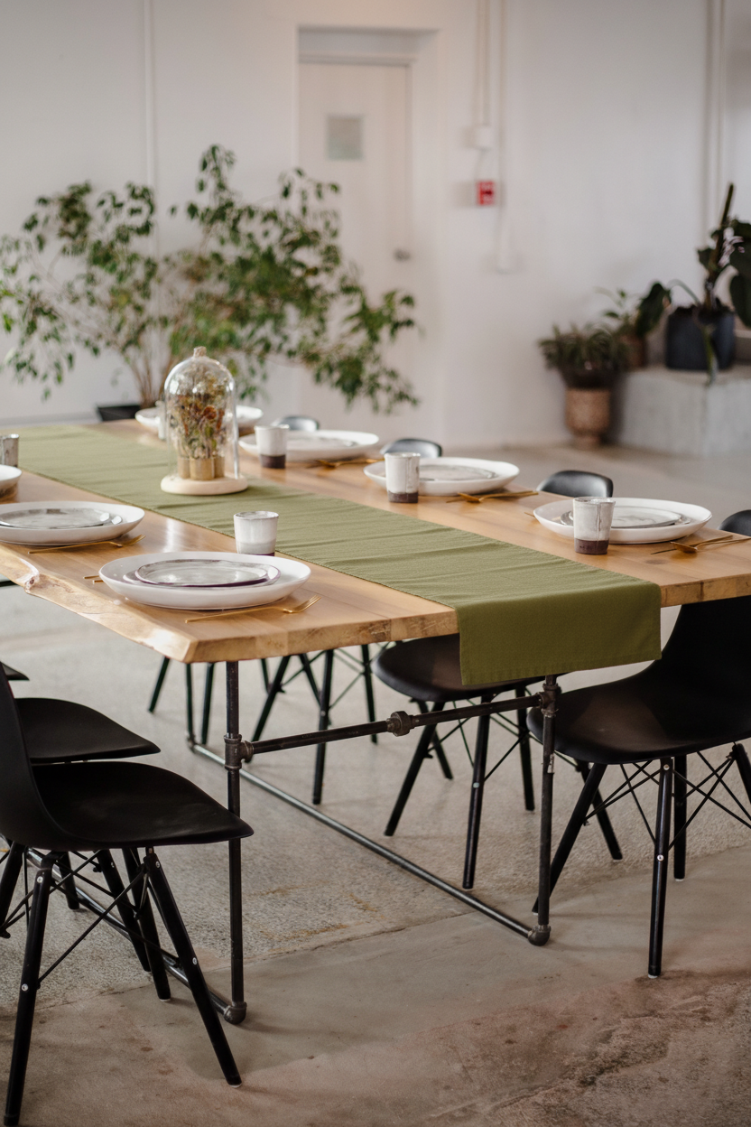 Linen Table Runner - cedarandvine