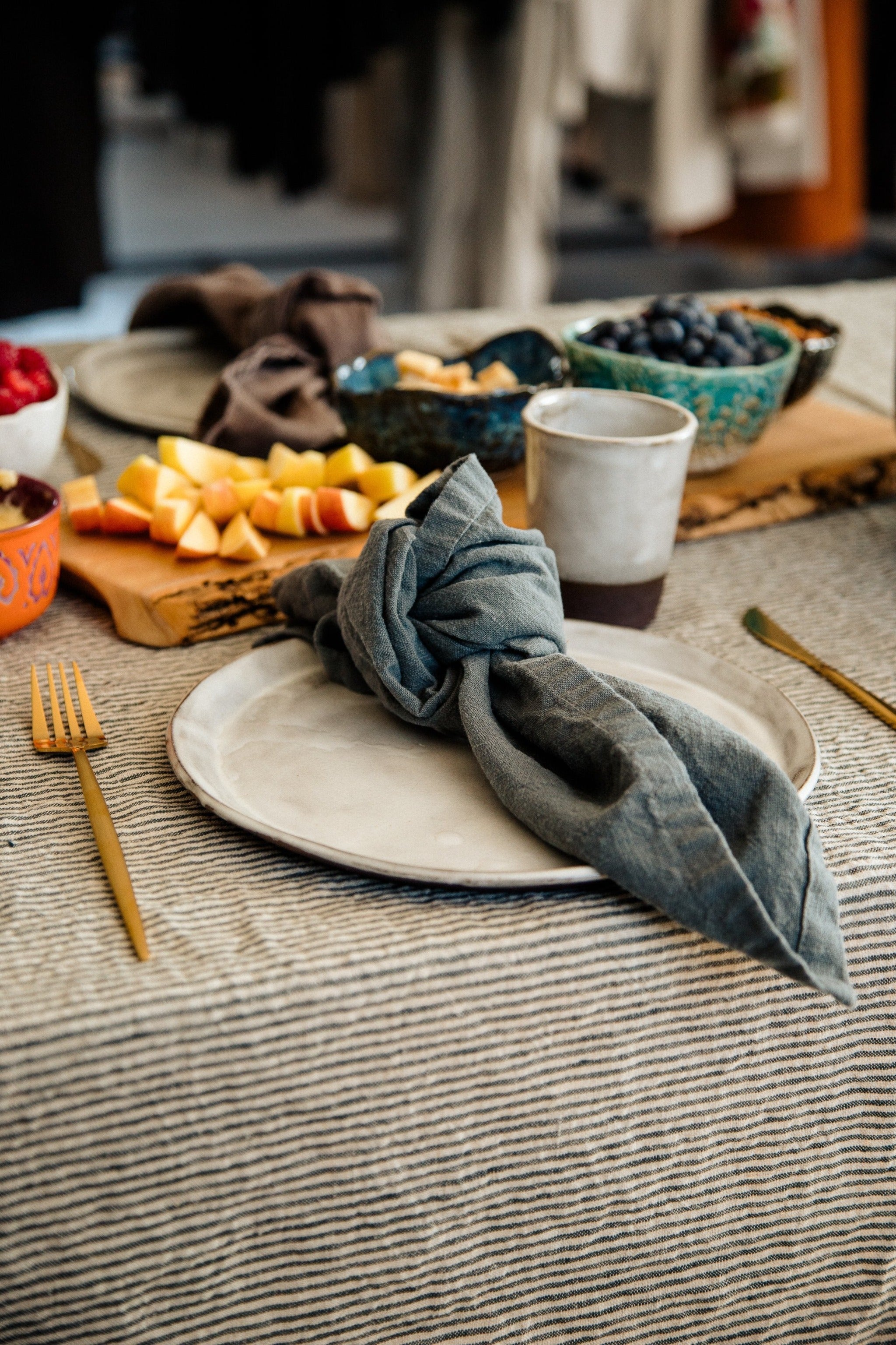 Linen Table Napkin - cedarandvine