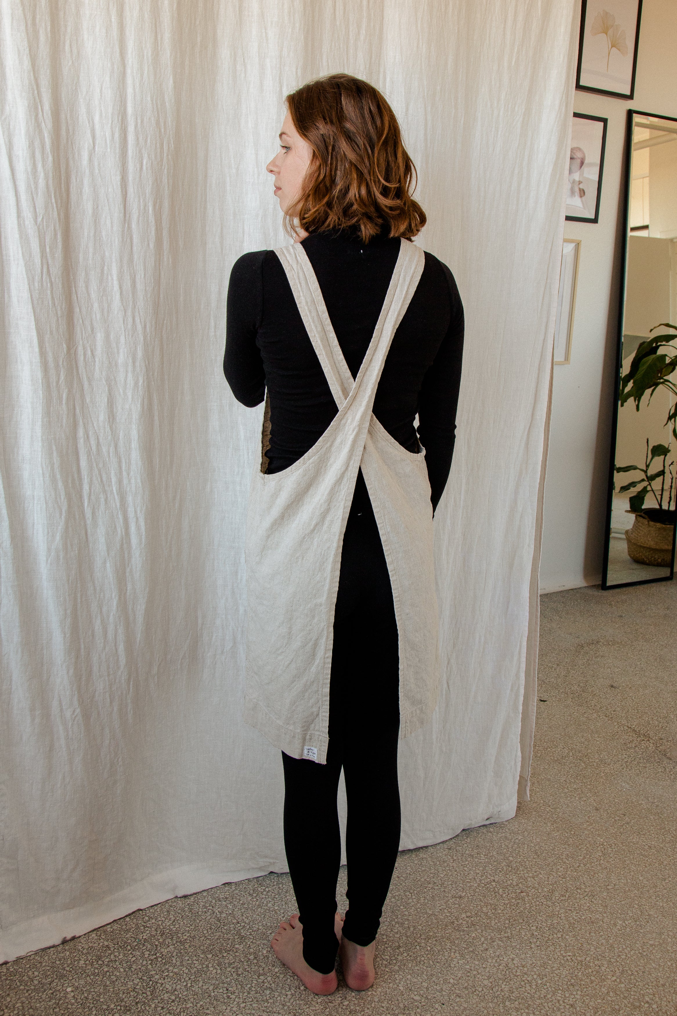 Linen Utility Apron - cedarandvine
