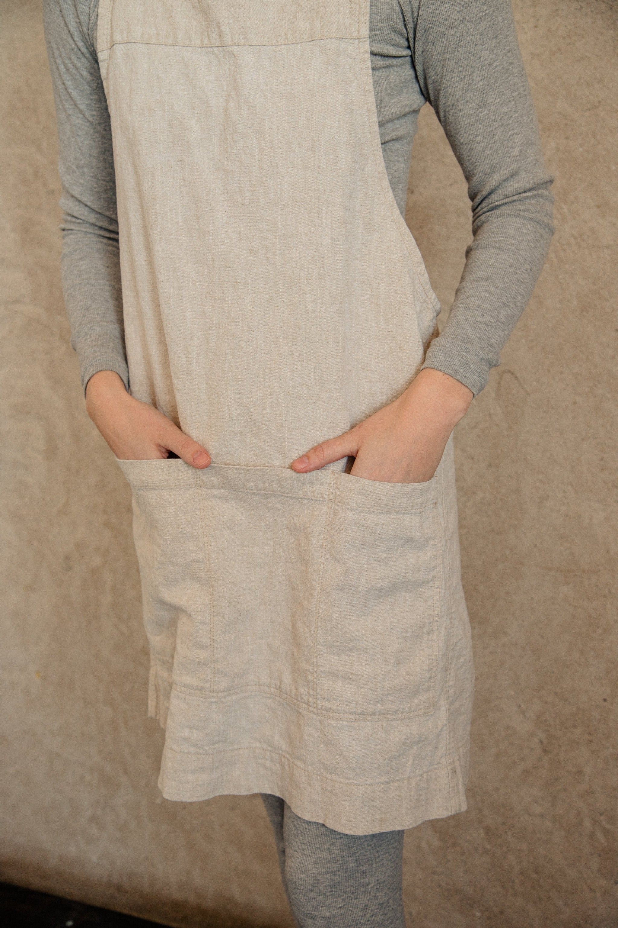 Linen Utility Apron - cedarandvine