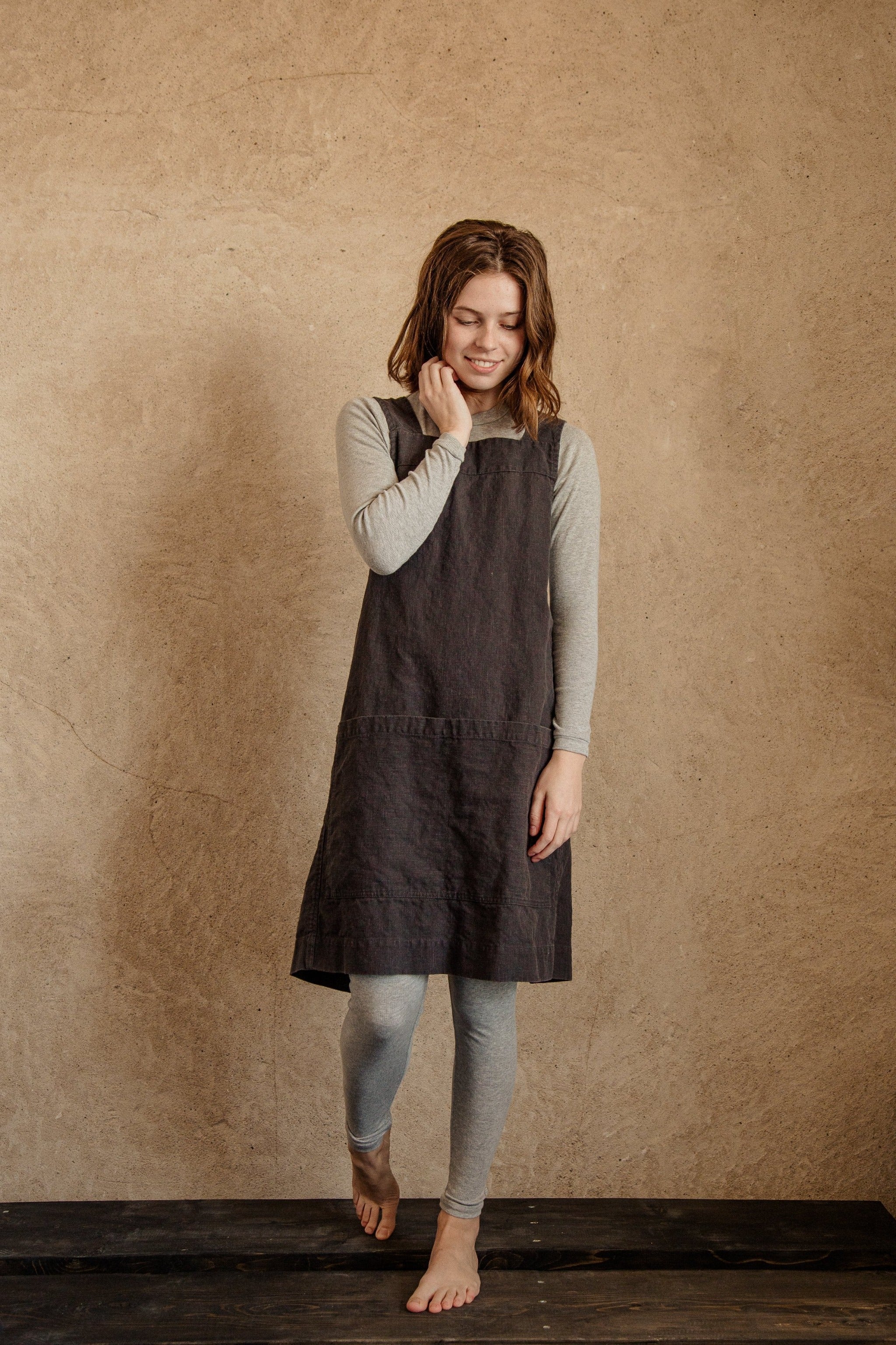 Linen Utility Apron - cedarandvine