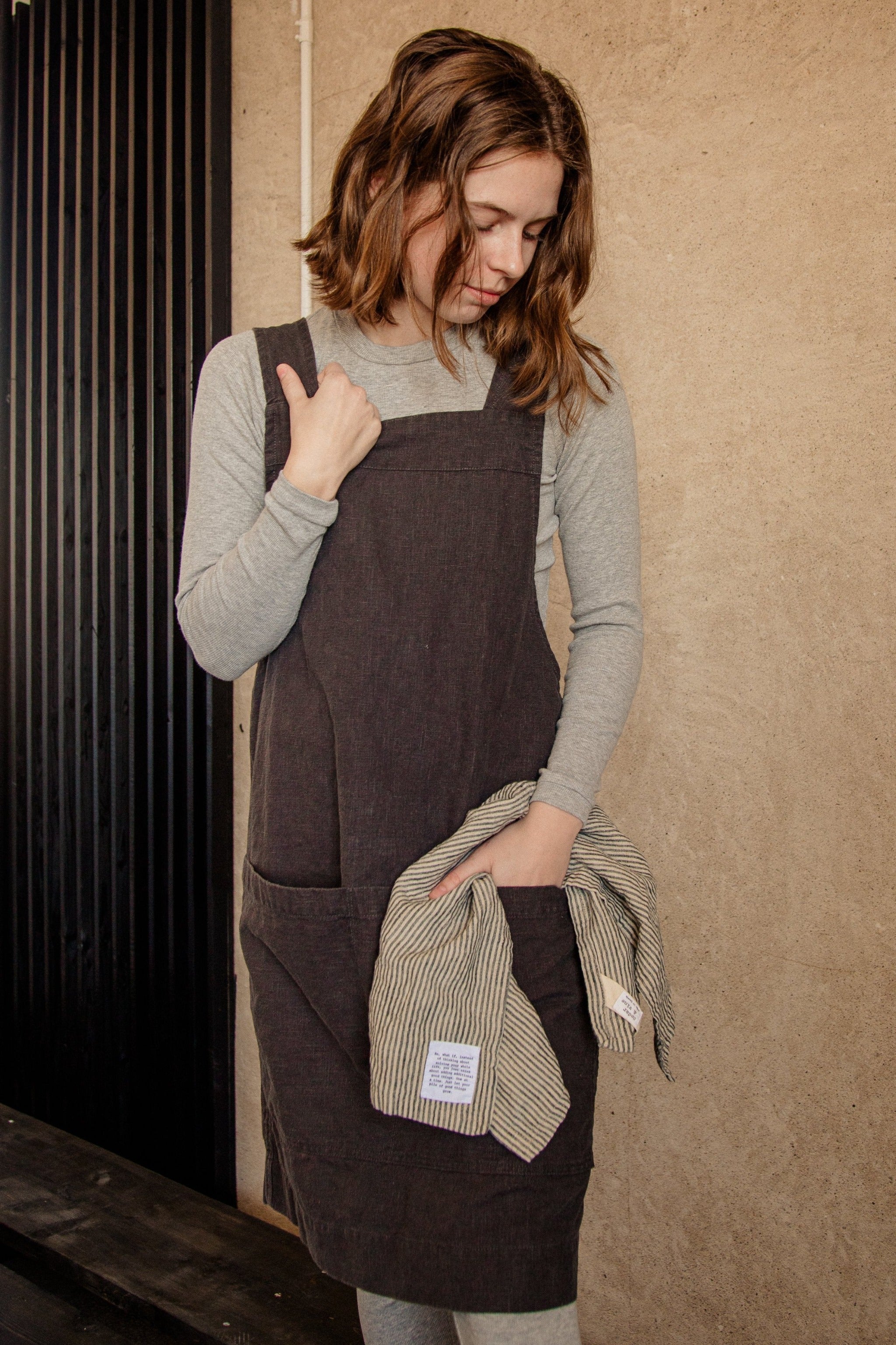 Linen Utility Apron - cedarandvine