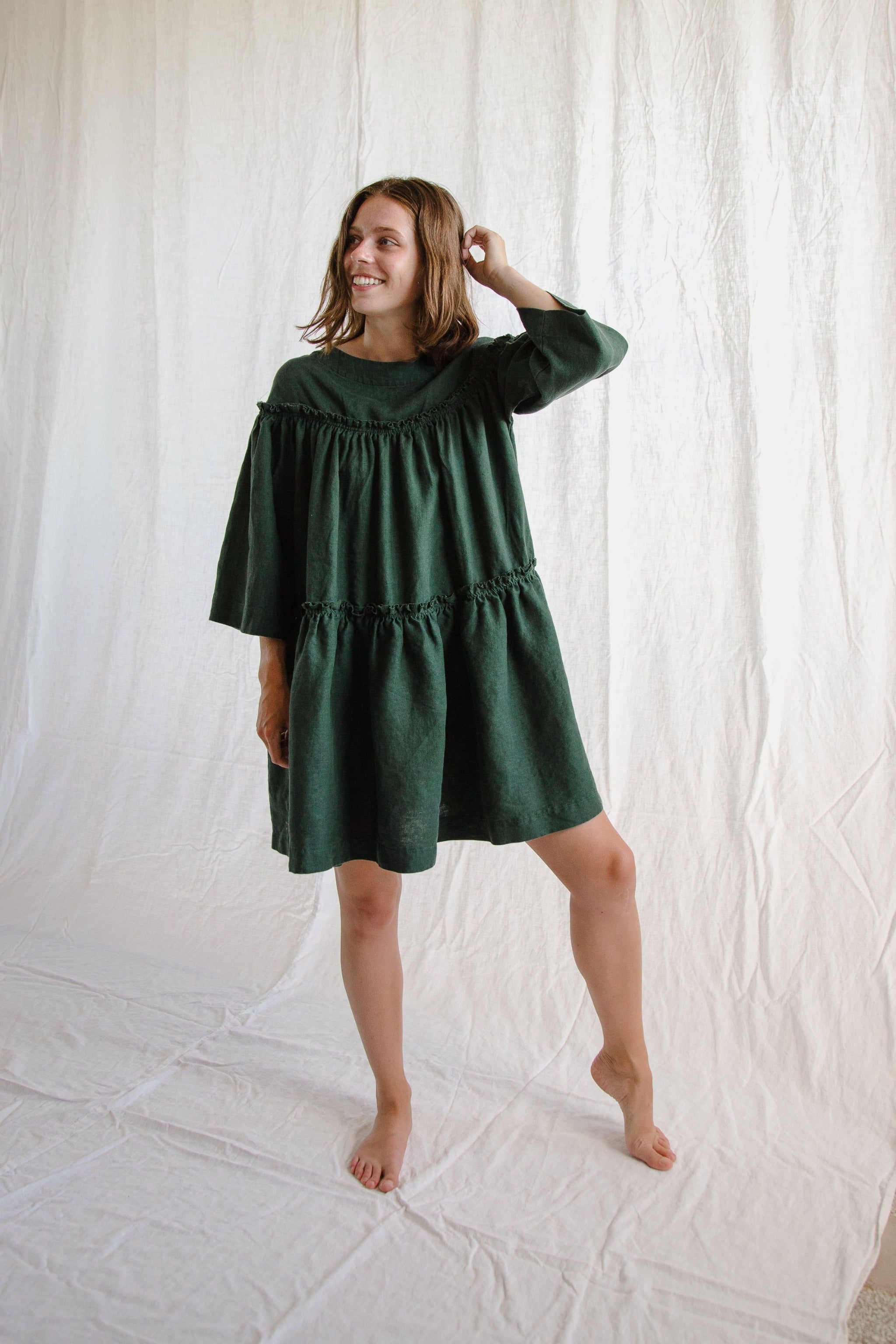 Ruffle Dress - cedarandvine